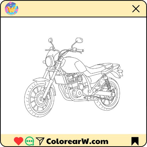 Motos 1 Motos para colorear thumbnail
