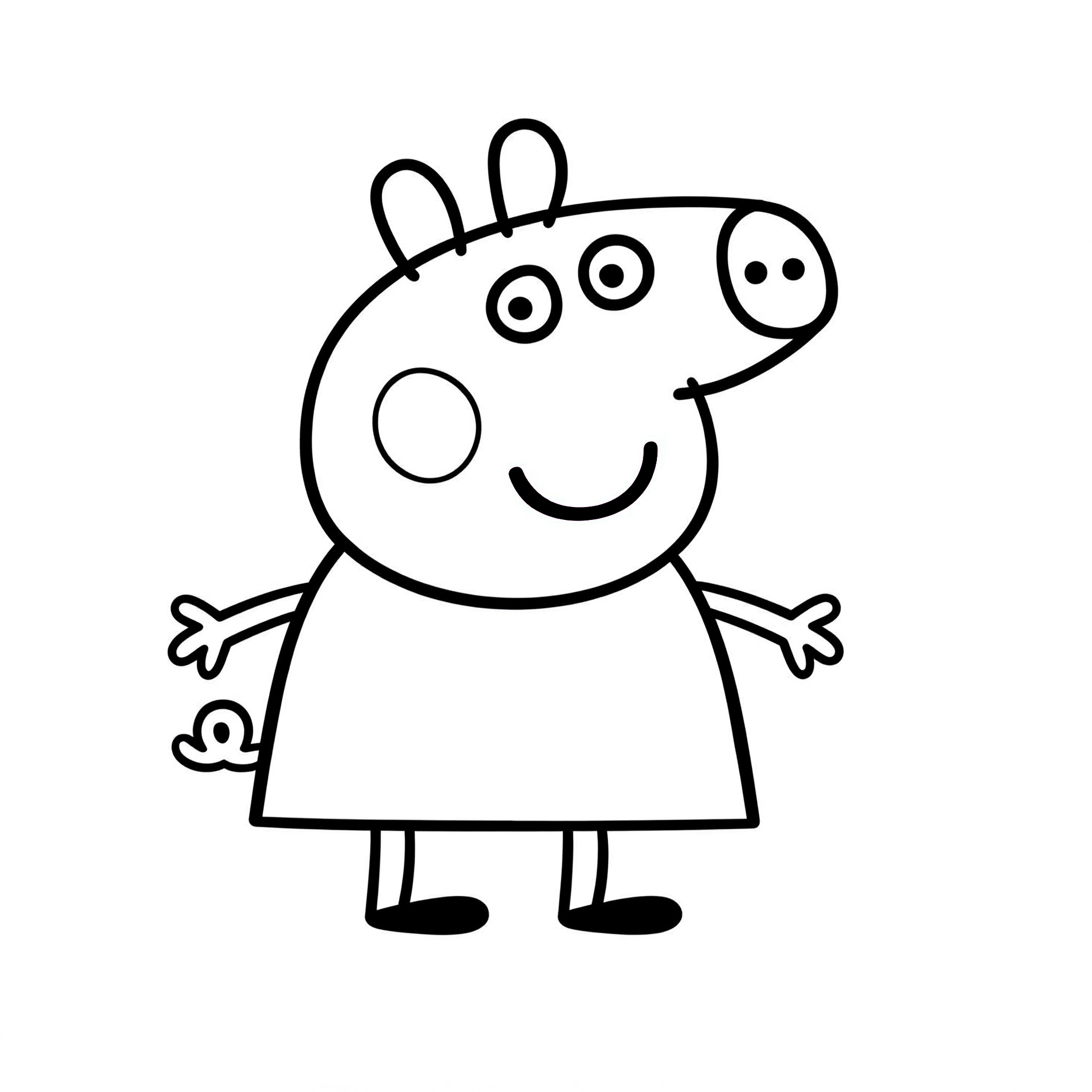 páginas para colorear imprimibles gratis Peppa Pig Update