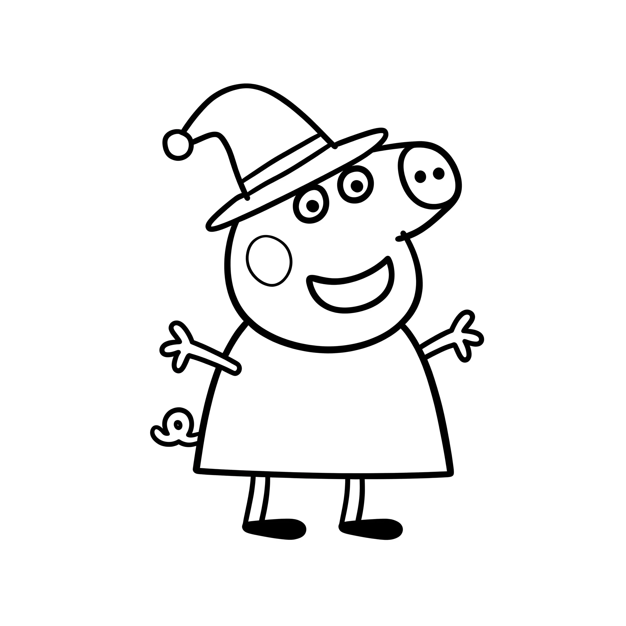 divertidas páginas para colorear Peppa Pig Update