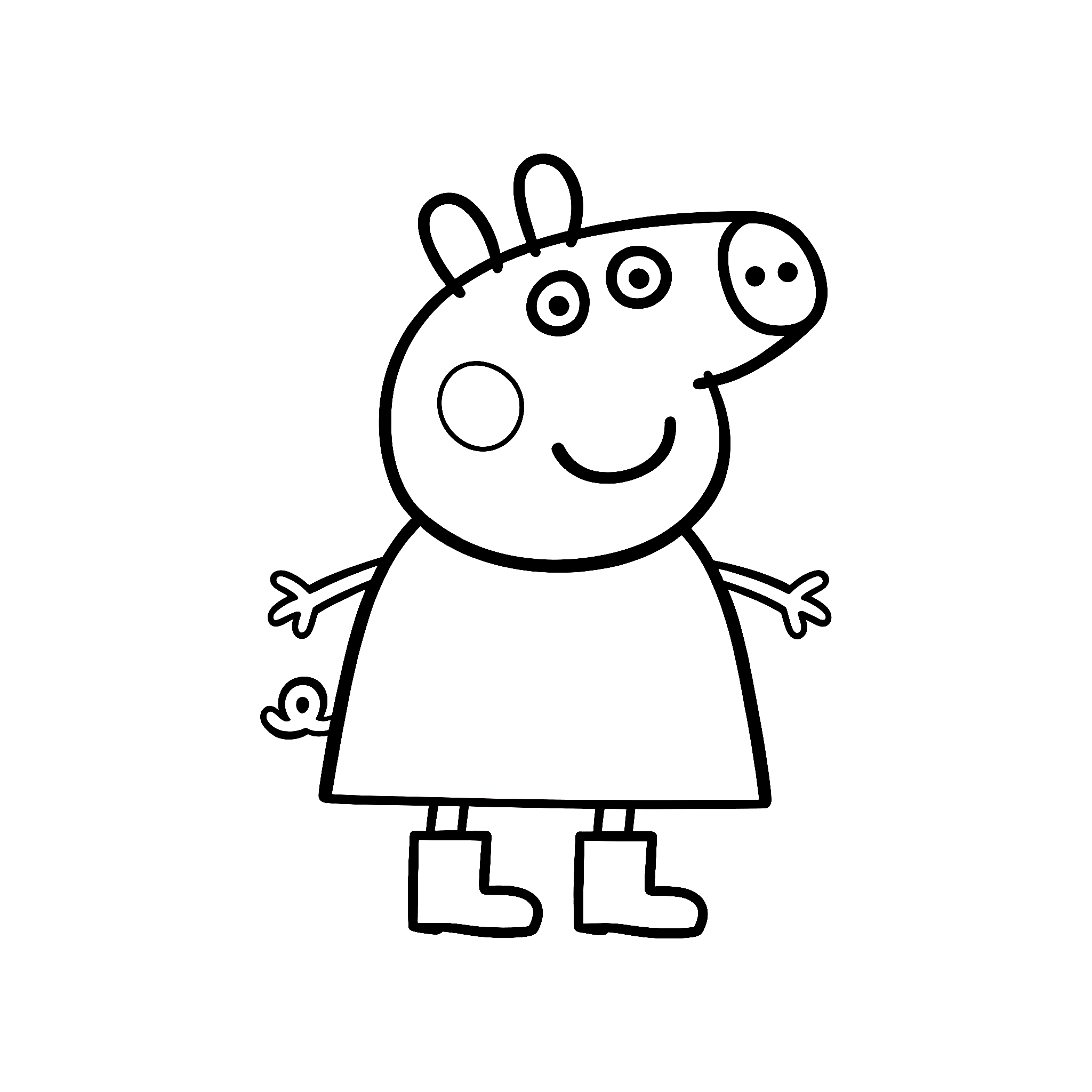 páginas para colorear Peppa Pig Update imprimibles gratis