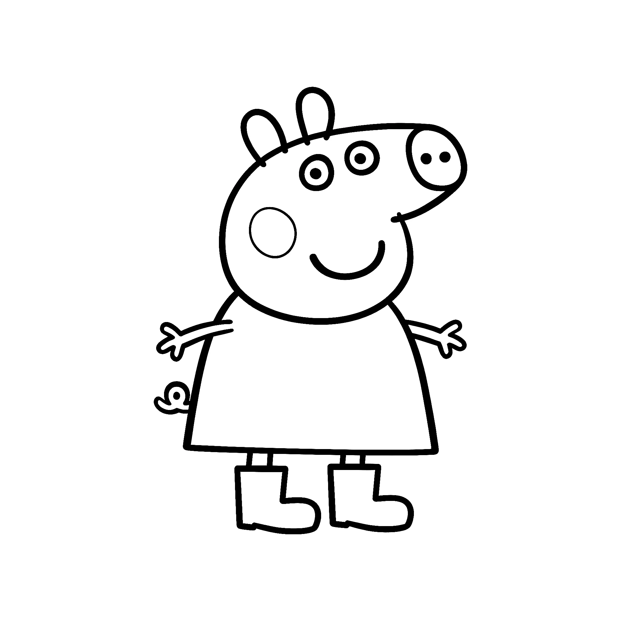 Peppa Pig Update dibujos para colorear