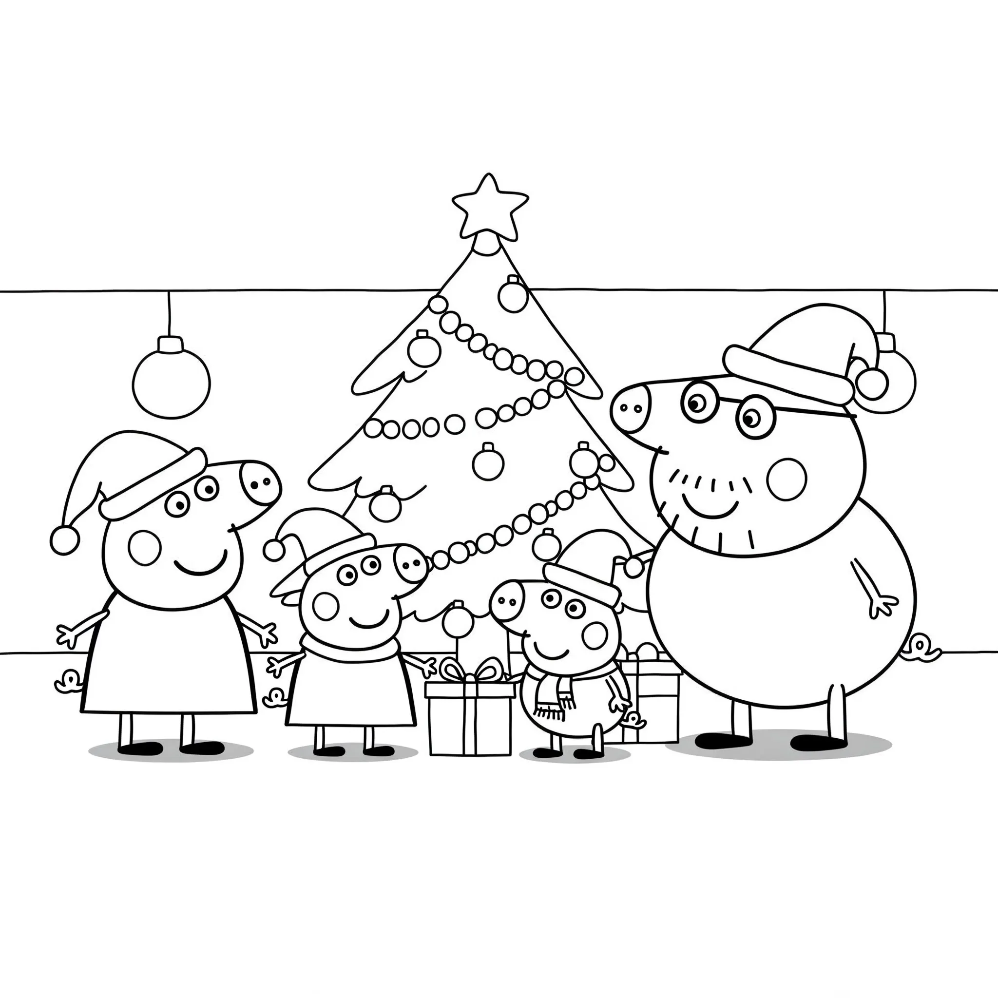 Peppa Pig Update páginas para colorear para imprimir gratis 1