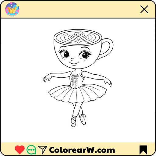 Ballerina Cappucina 1 Ballerina Cappucina para colorear thumbnail