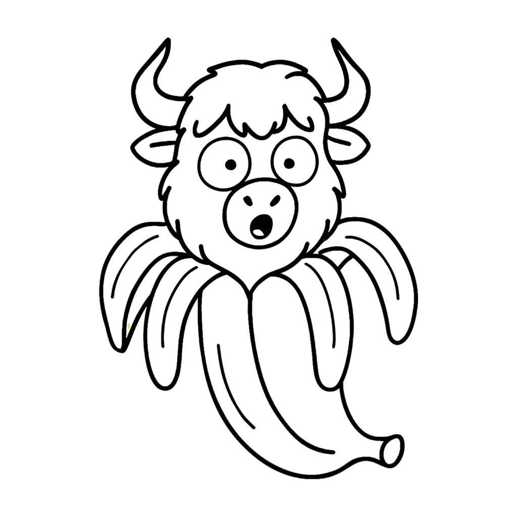 Bulliccinni Bananini 5 Bulliccinni Bananini páginas para colorear imprimibles