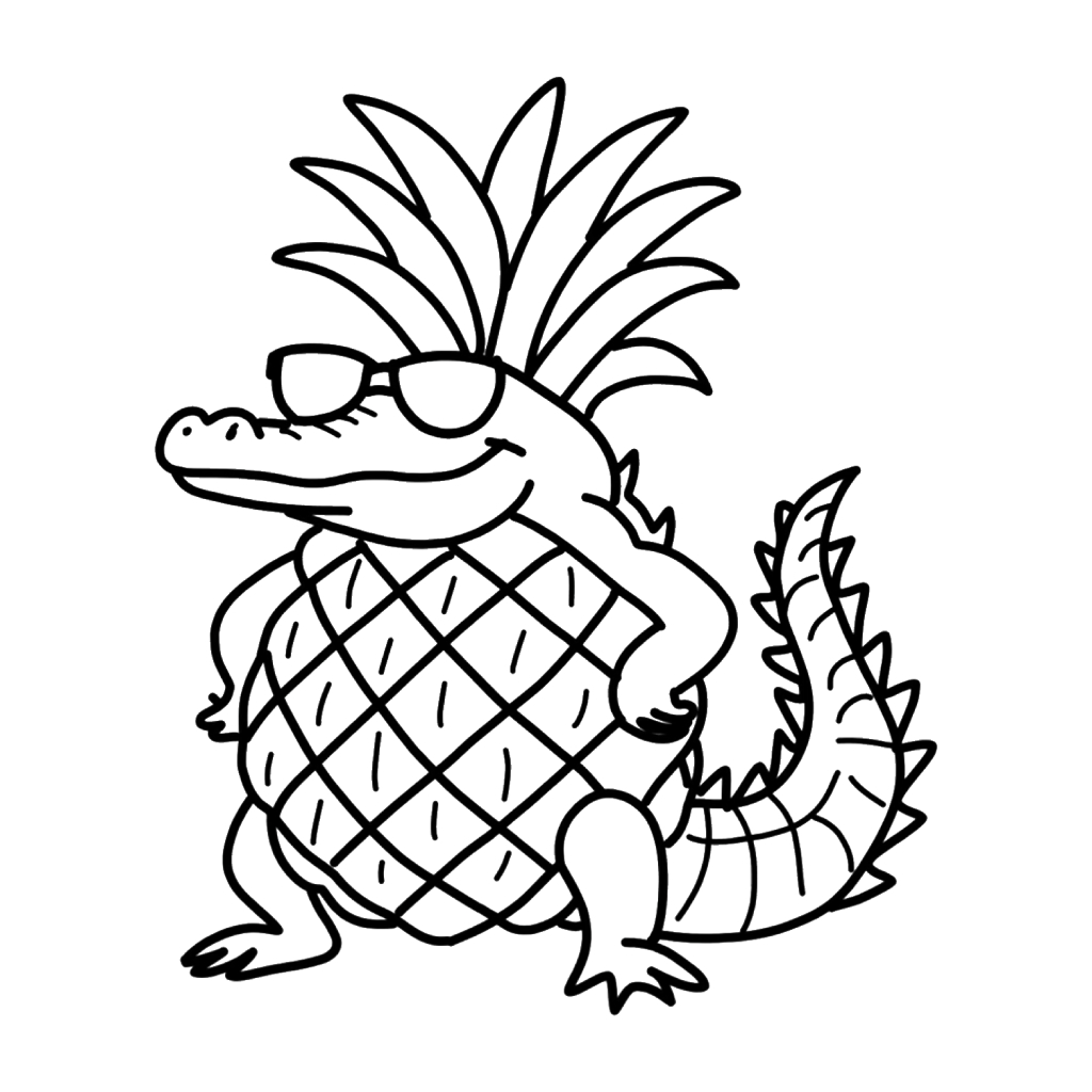 Crocodildo Penisini 7 Crocodildo Penisini páginas para colorear gratis