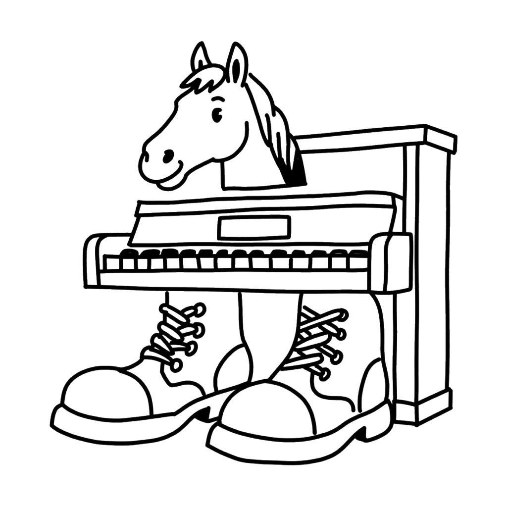 Ecco Cavallo Virtuoso 4 páginas para colorear gratis Ecco Cavallo Virtuoso