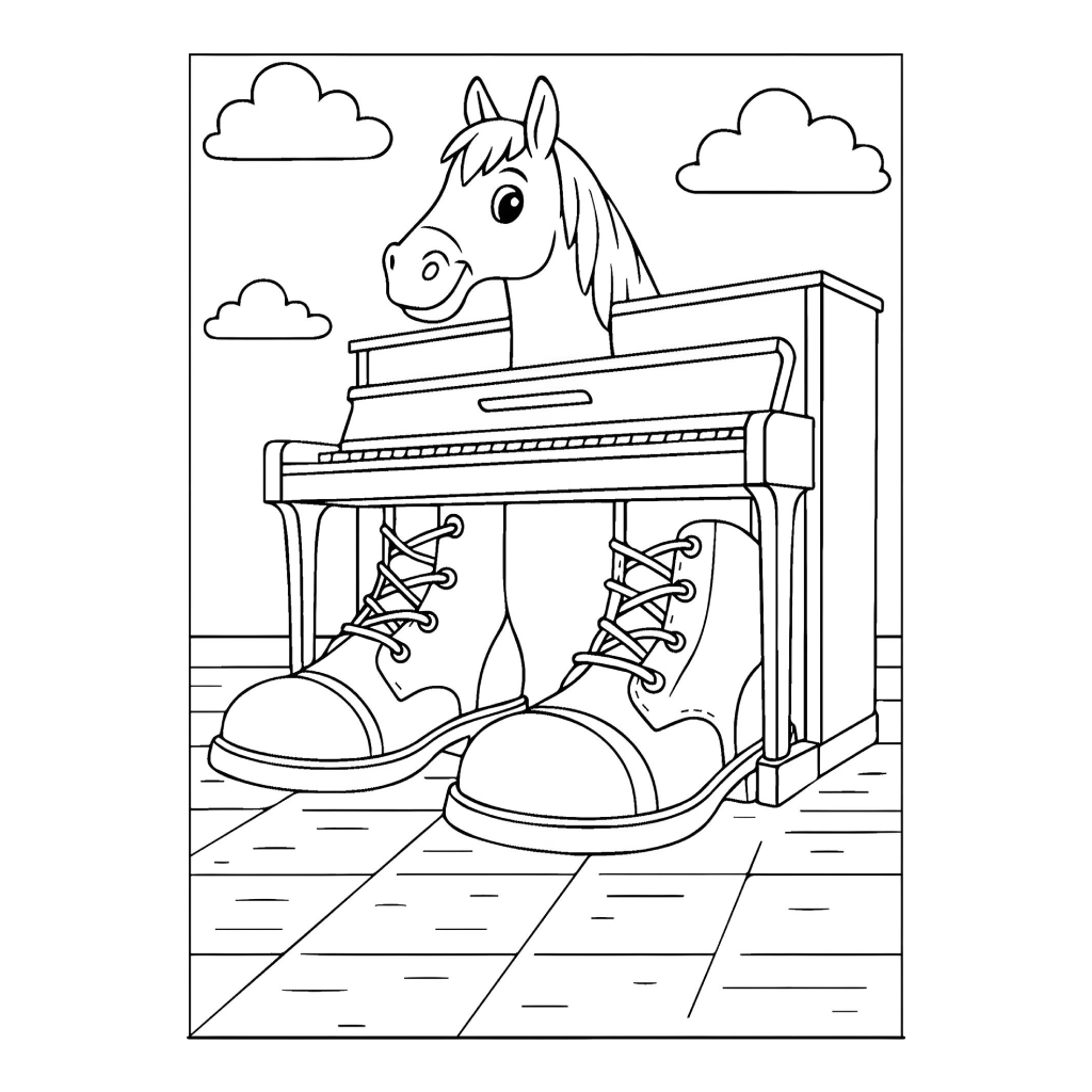 Ecco Cavallo Virtuoso 7 Ecco Cavallo Virtuoso páginas para colorear gratis 1