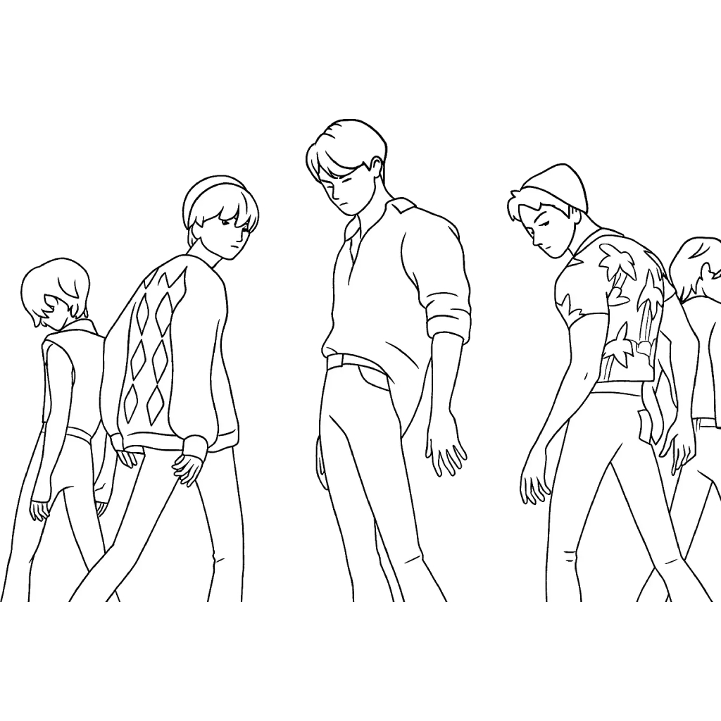 KPop Demon Hunters 43 páginas para colorear KPop Demon Hunters imprimibles gratis 1