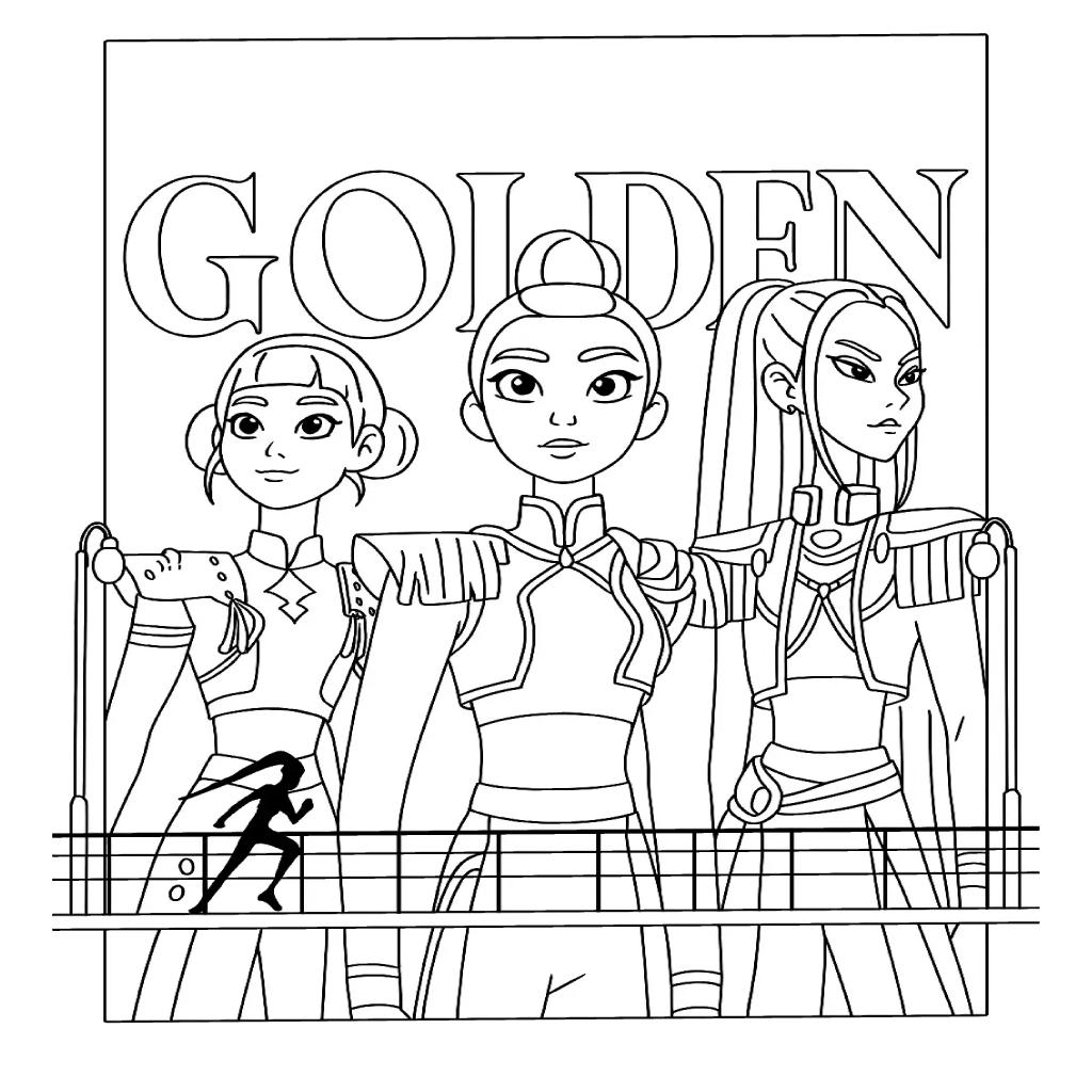 KPop Demon Hunters 44 dibujos para colorear grinch KPop Demon Hunters 2