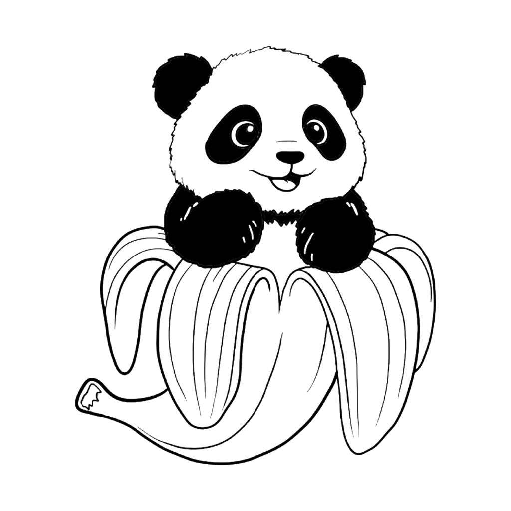Pandaccini Bananini 10 dibujos para colorear grinch Pandaccini Bananini 1