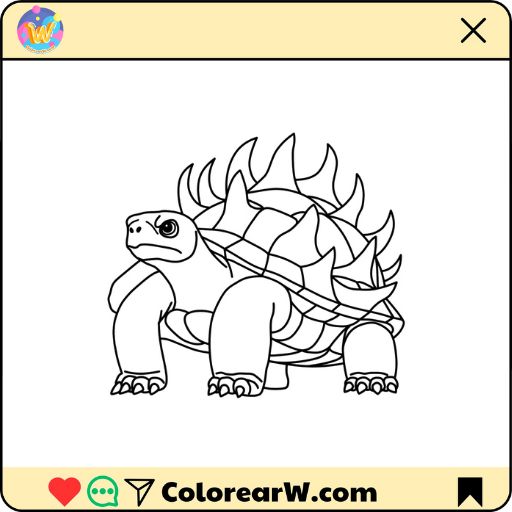 Torrtuginni Dragonfrutinni para colorear thumbnail