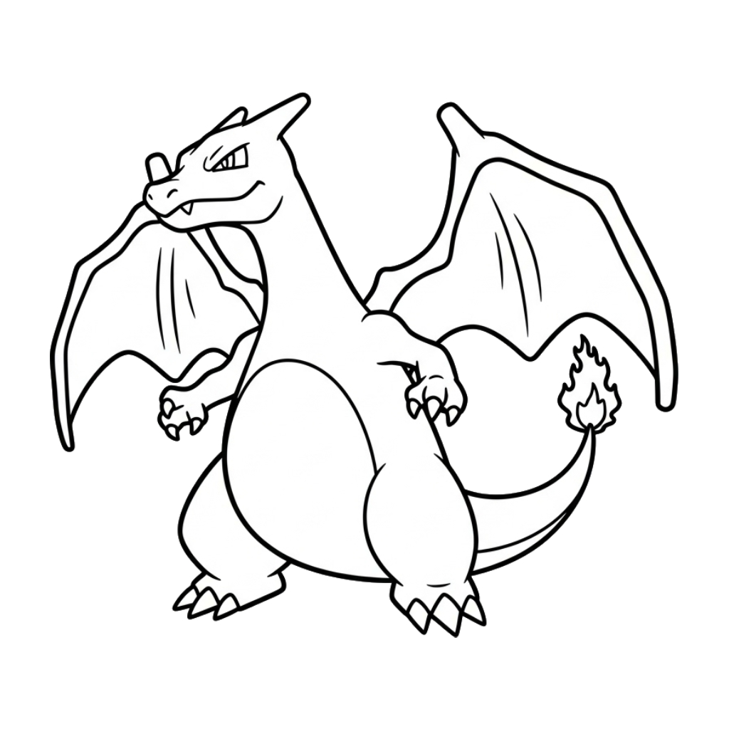 Charizard 14 Charizard páginas para colorear imprimibles