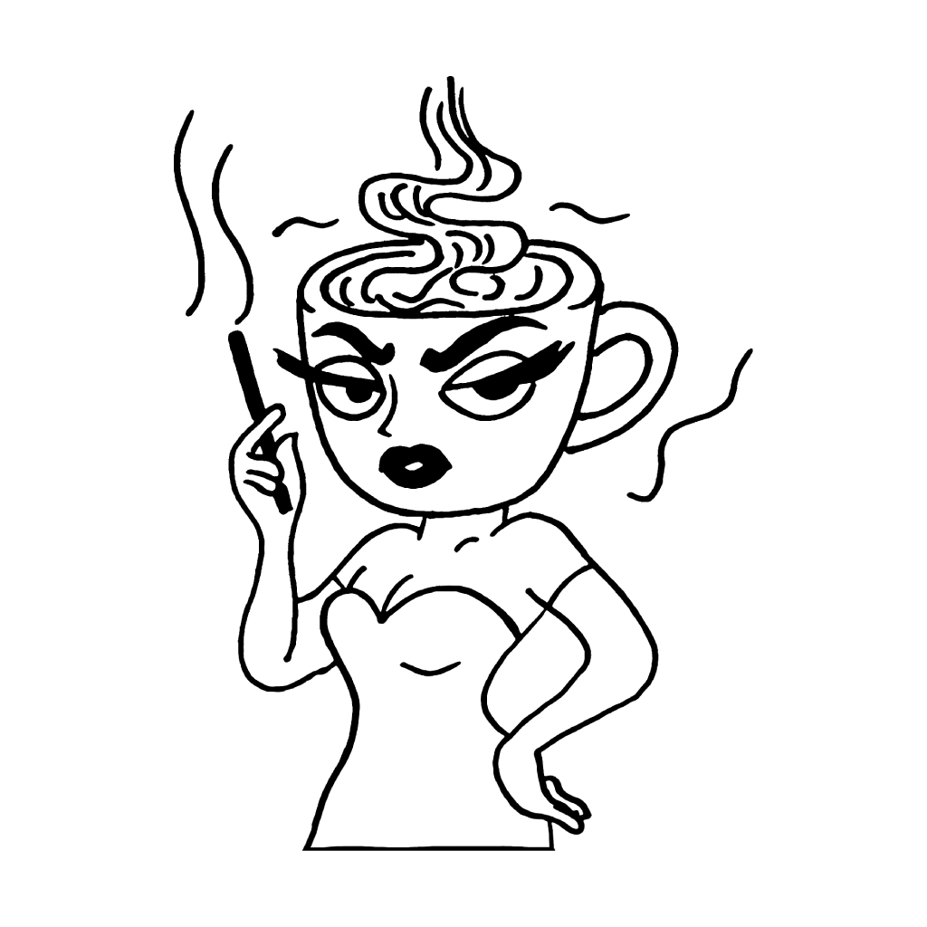 Espressona Signora 3 páginas para colorear gratis Espressona Signora pdf
