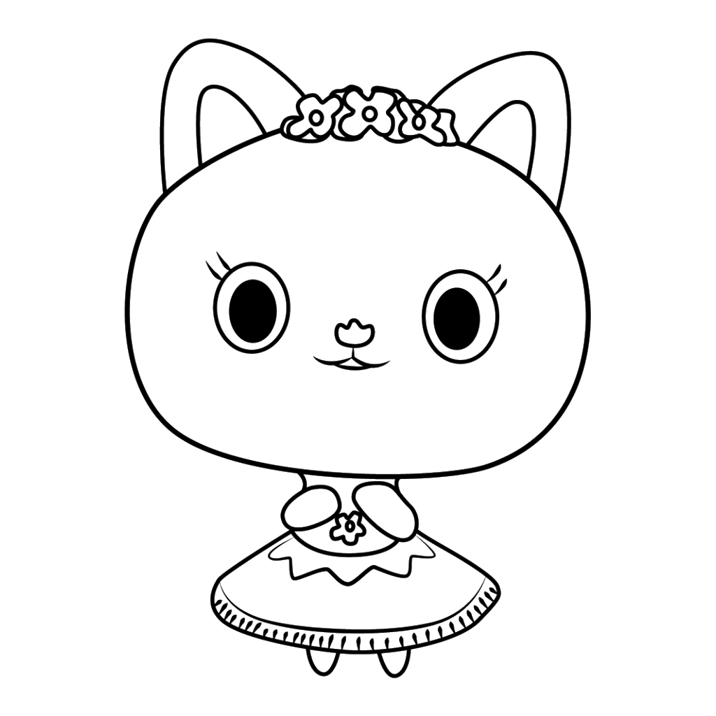 Gabby's Dollhouse 23 dibujos para colorear Gabby’s Dollhouse