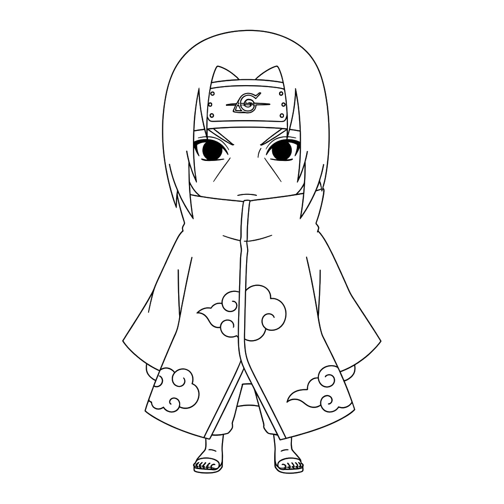 Itachi Uchiha 10 Itachi Uchiha páginas para colorear gratis