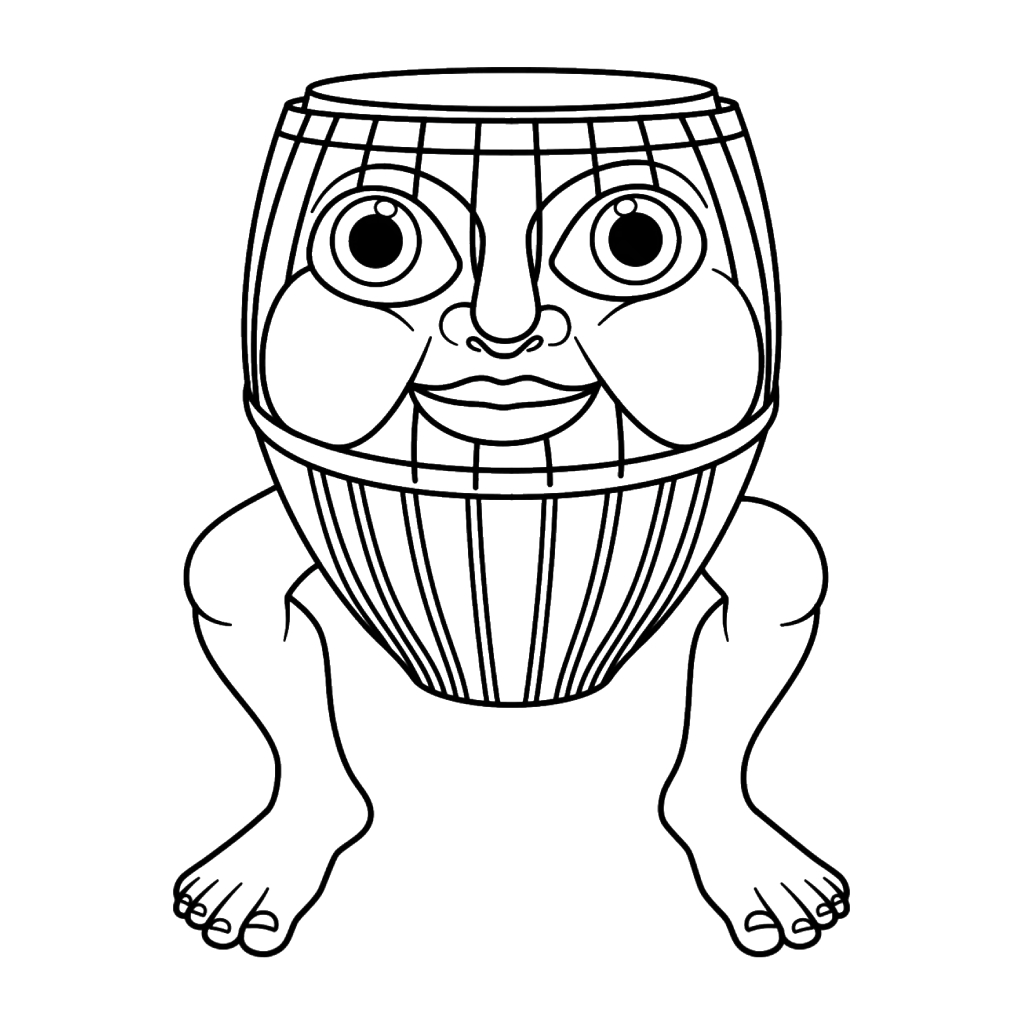 Italian Brainrot Animals 16 páginas para colorear para imprimir gratis Italian Brainrot Animals