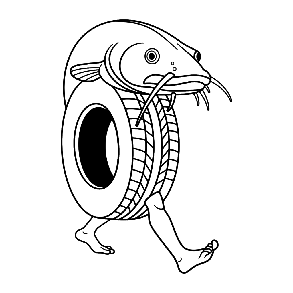 Italian Brainrot Animals 5 páginas para colorear para adultos Italian Brainrot Animals