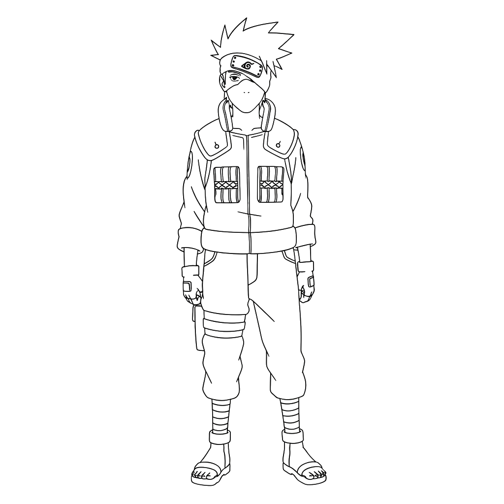 Kakashi 2 Kakashi páginas para colorear para adultos pdf