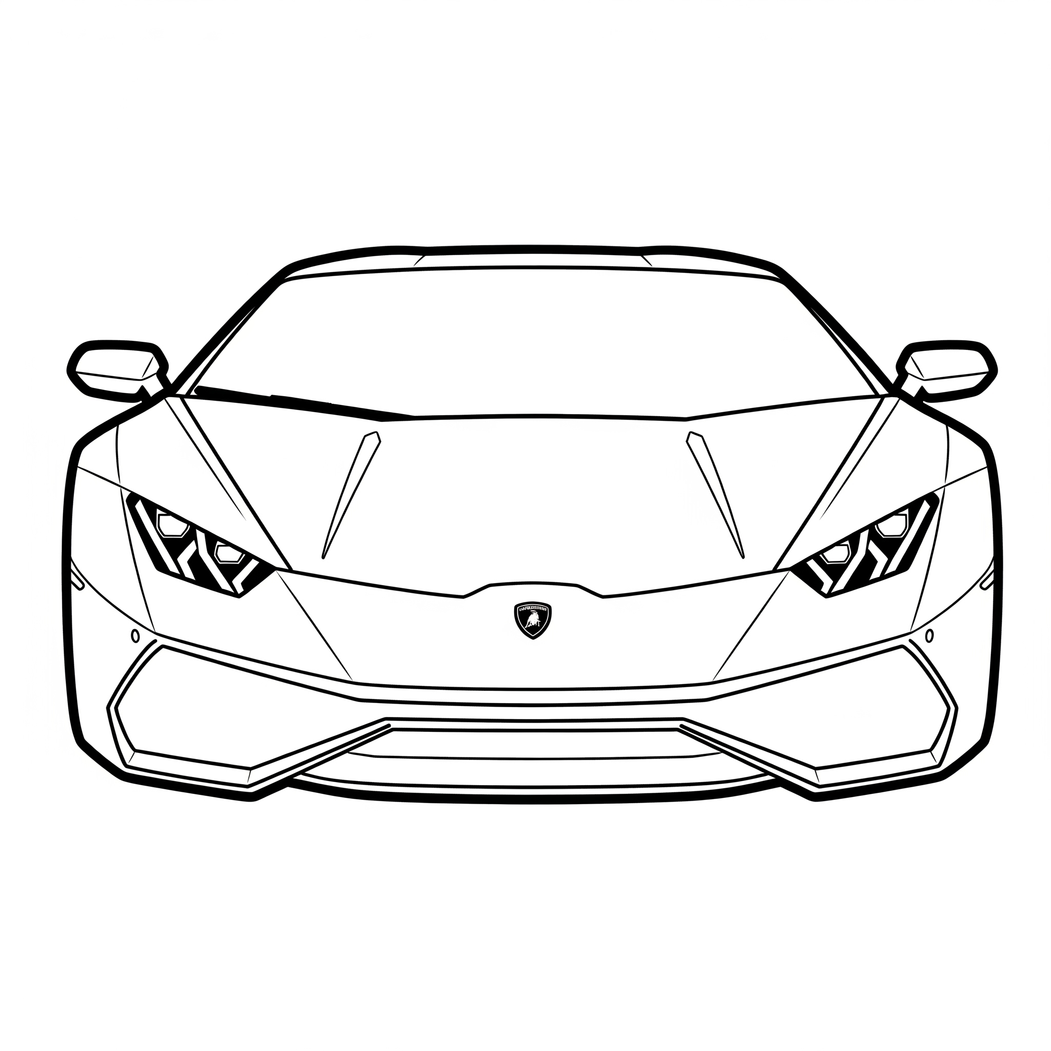 Lamborghini 3 páginas para colorear imprimibles Lamborghini
