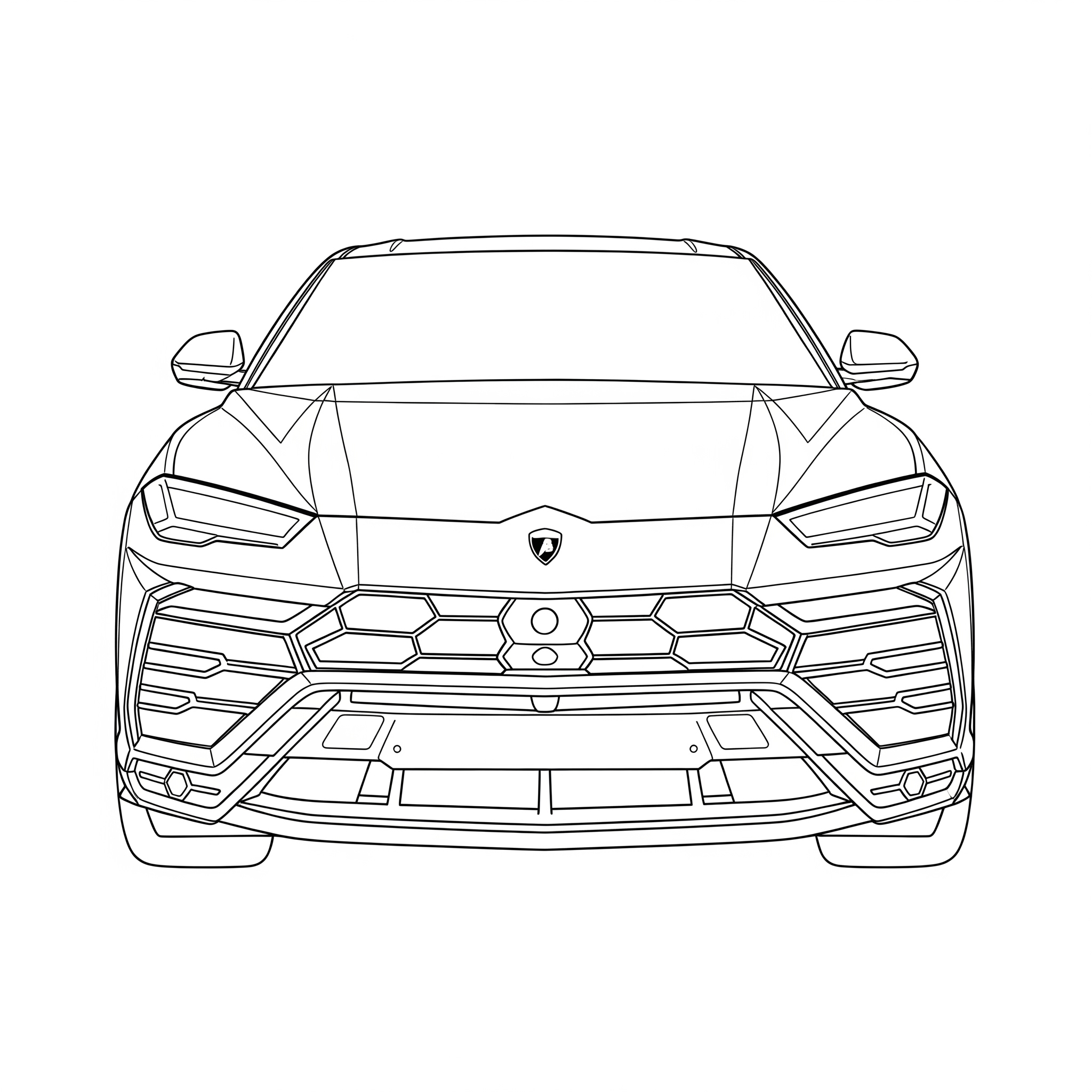 Lamborghini 8 Lamborghini dibujos para colorear