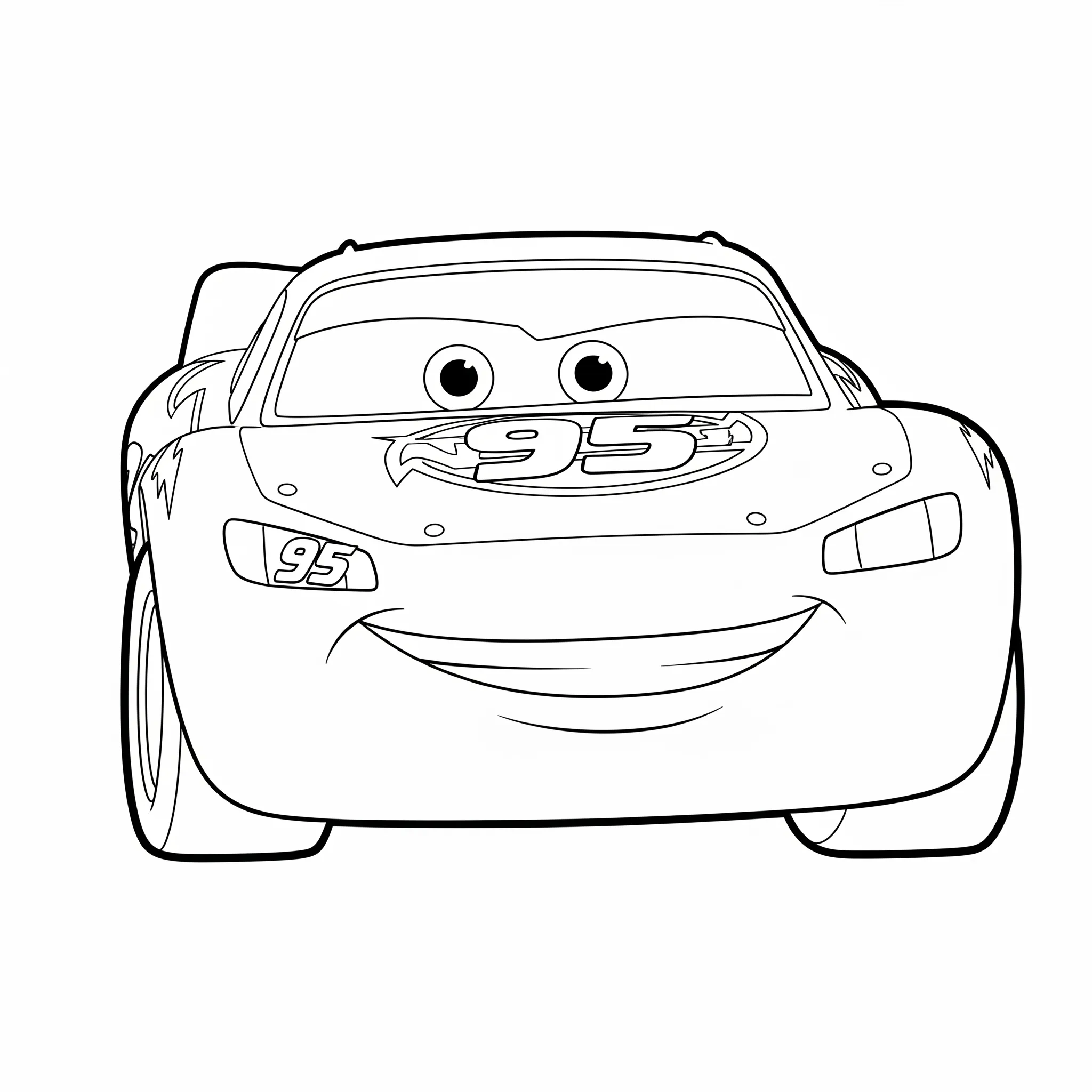 Rayo McQueen 3 lindas páginas para colorear Rayo Mcqueen