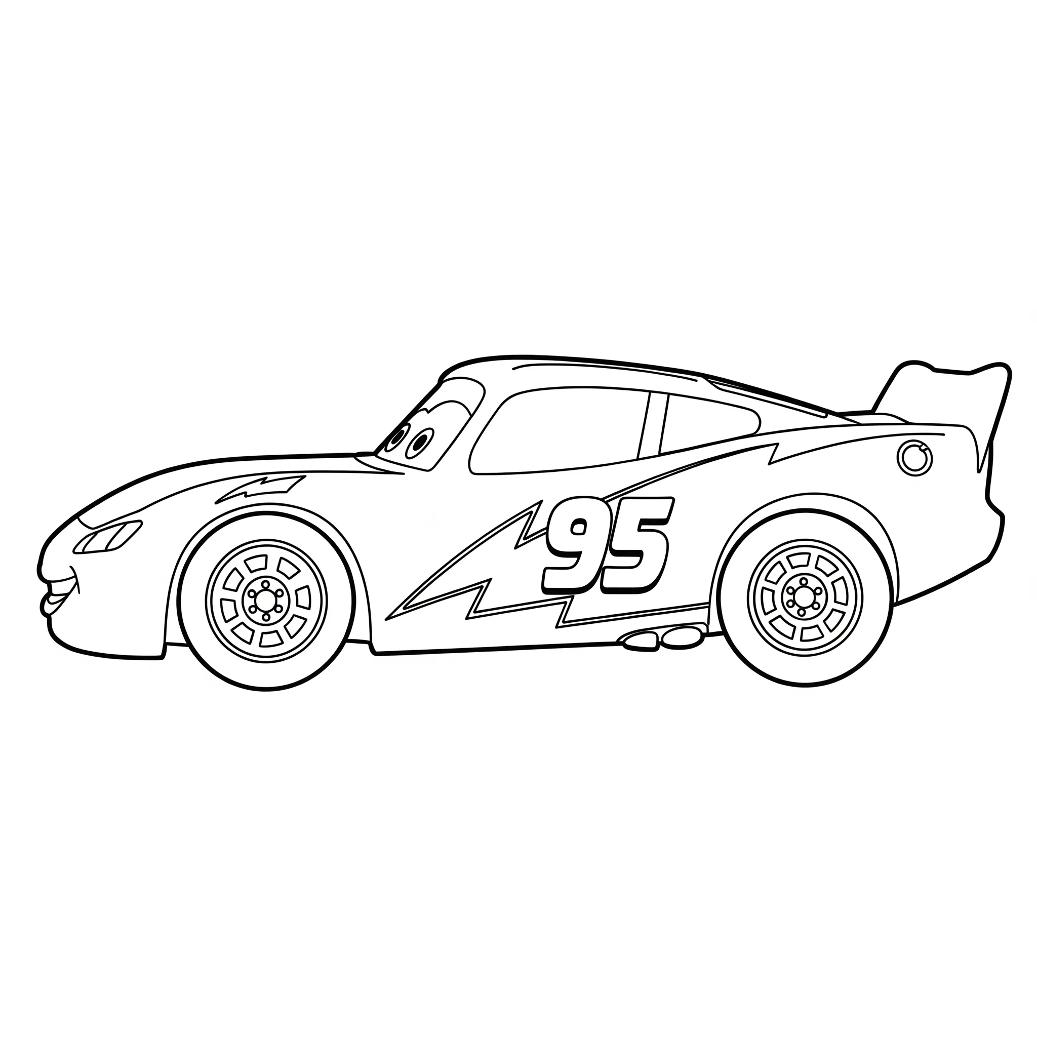 Rayo McQueen 14 Rayo Mcqueen páginas para colorear gratis 2