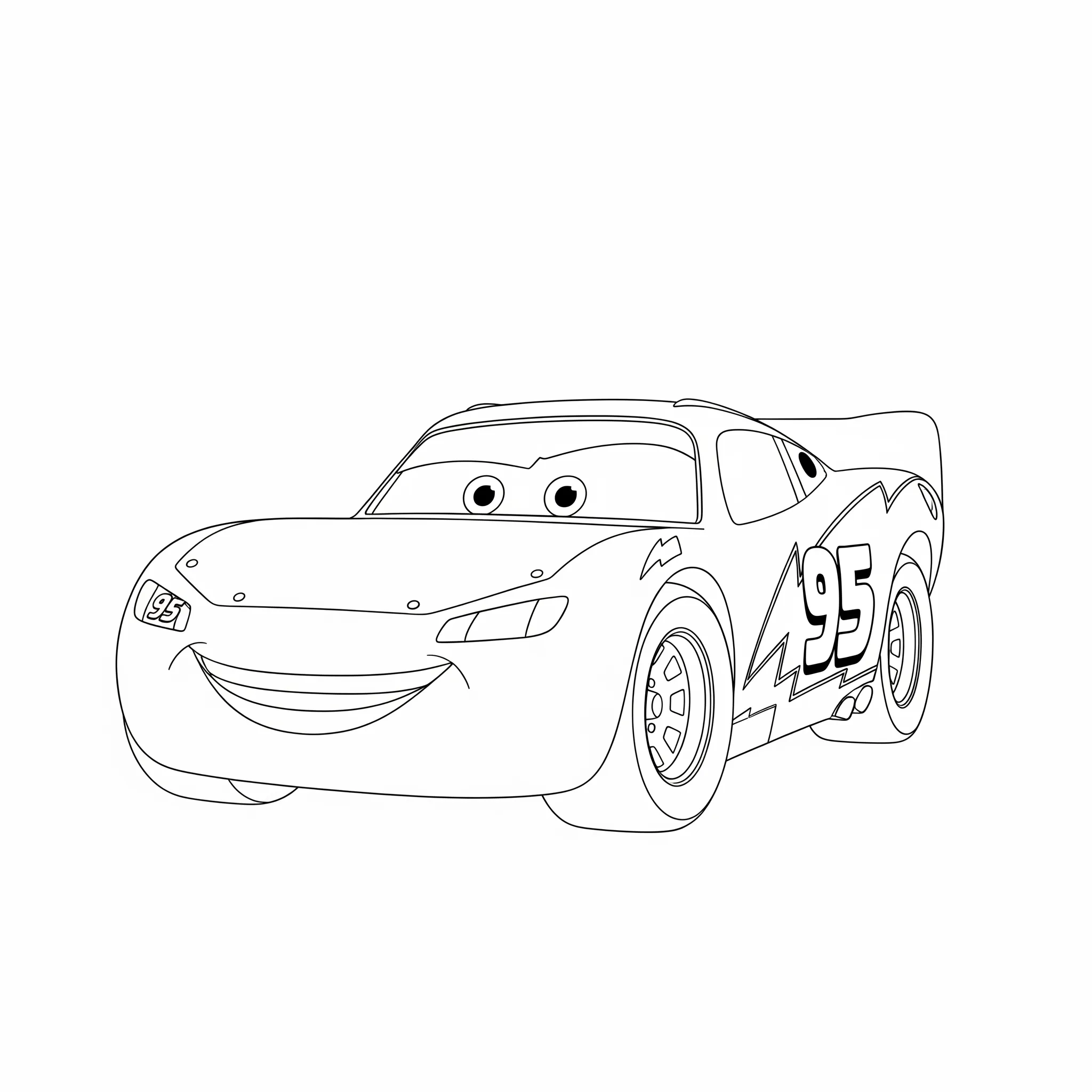Rayo McQueen 16 páginas para colorear imprimibles gratis Rayo Mcqueen