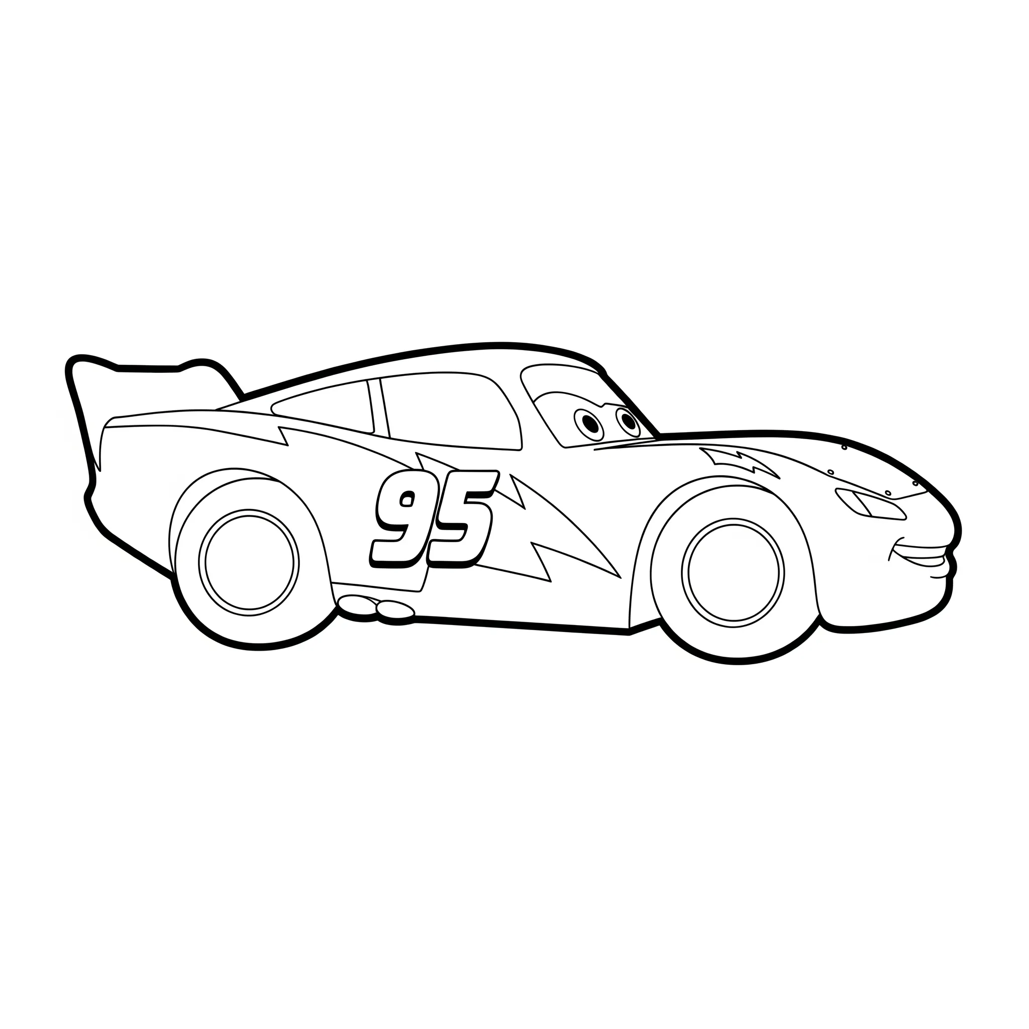 Rayo McQueen 17 Rayo Mcqueen páginas para colorear para adultos