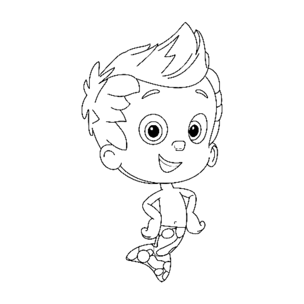 Bubble Guppies 3 lindas páginas para colorear Bubble Guppies