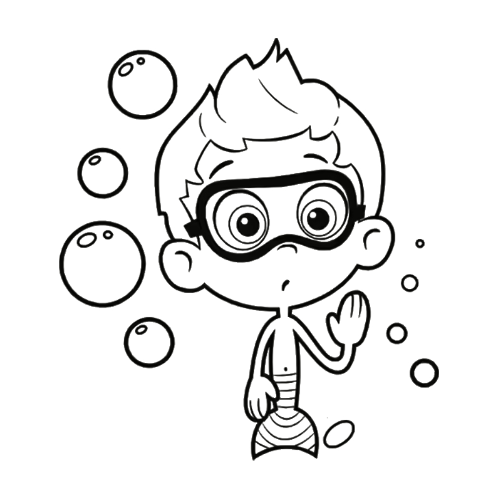 Bubble Guppies 13 páginas para colorear para Bubble Guppies
