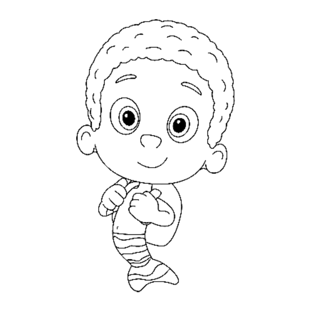 Bubble Guppies 4 páginas para colorear gratis Bubble Guppies pdf