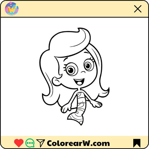 Bubble Guppies para colorear thumbnail