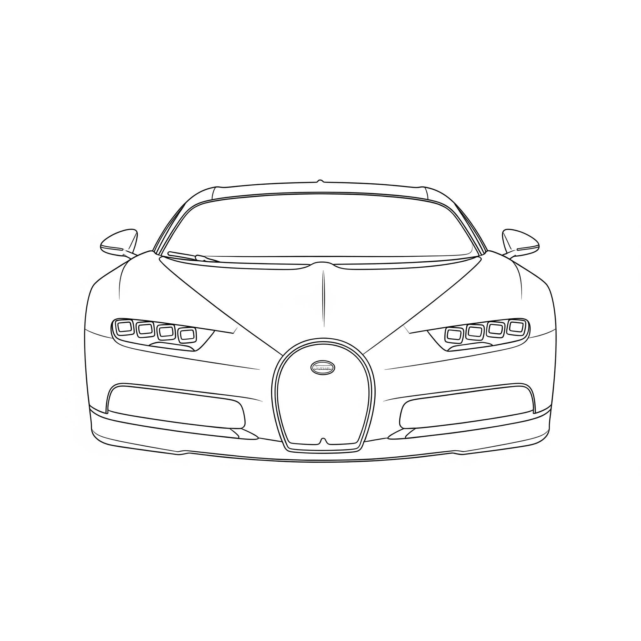 Bugatti 13 páginas para colorear para adultos Bugatti
