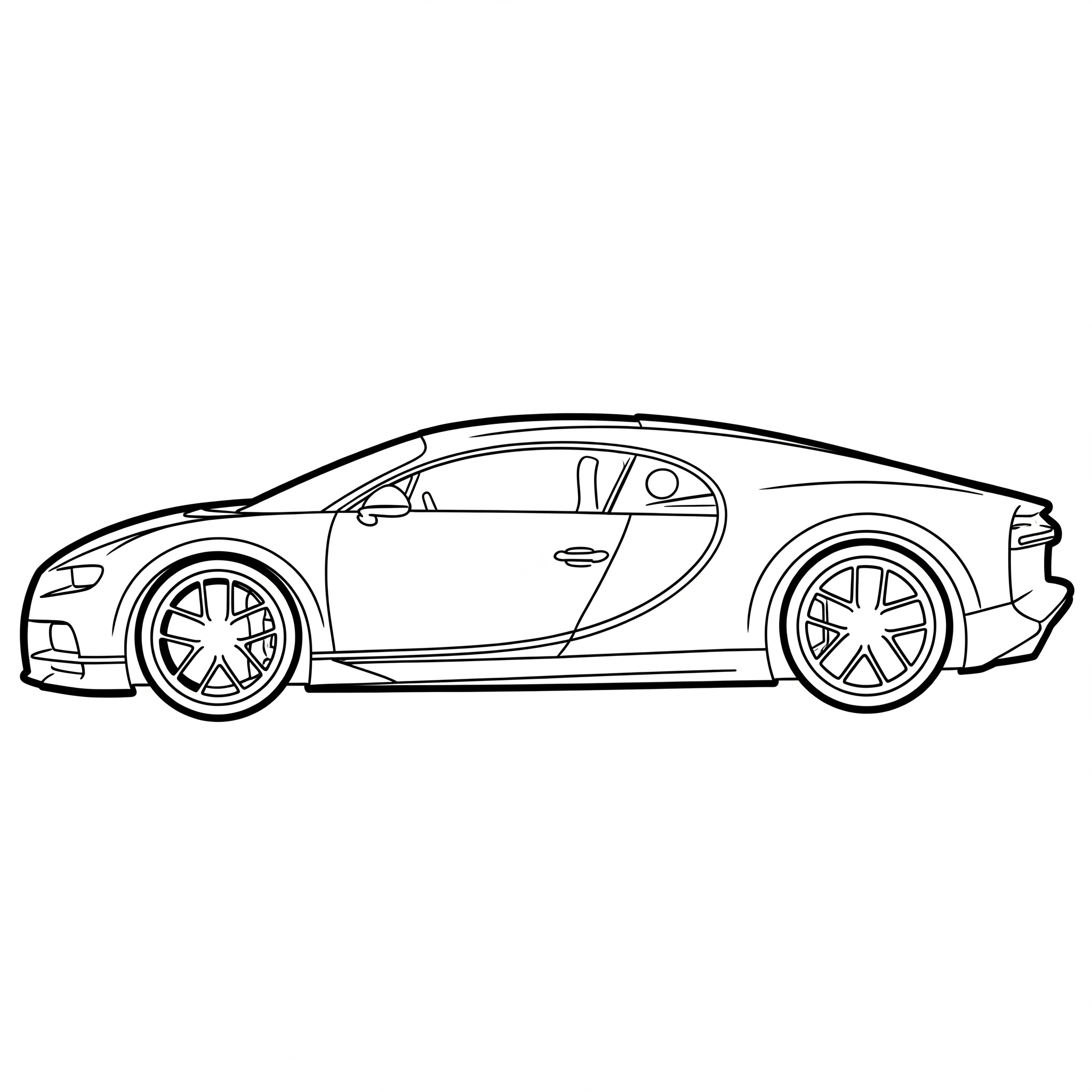 Bugatti 20 divertidas páginas para colorear Bugatti