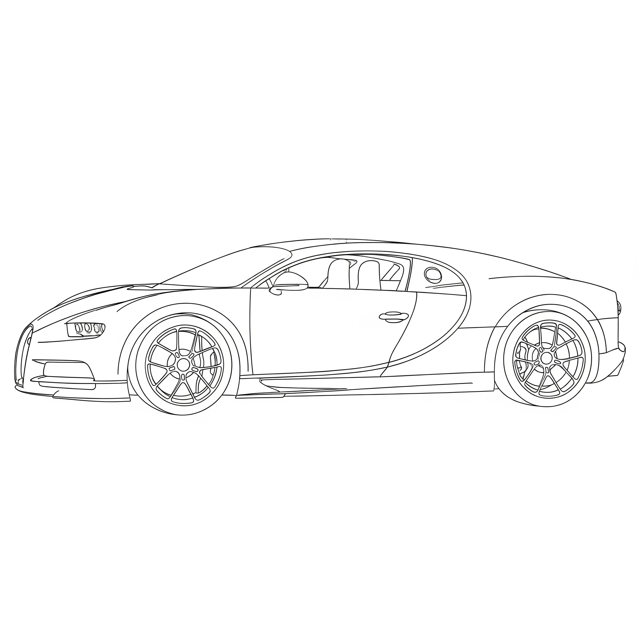 Bugatti 8 Bugatti páginas para colorear de adornos