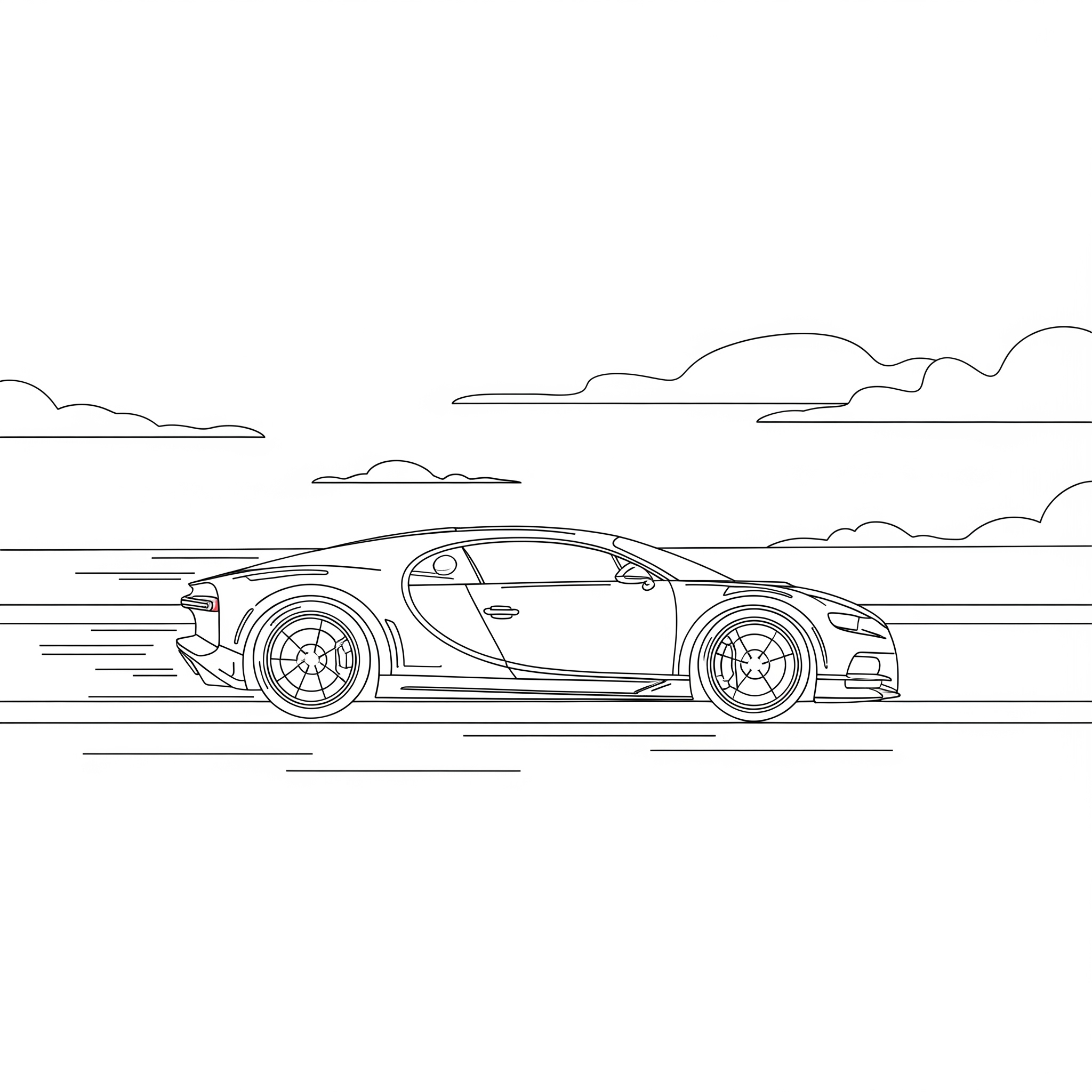 Bugatti 10 Bugatti páginas para colorear para imprimir gratis 1