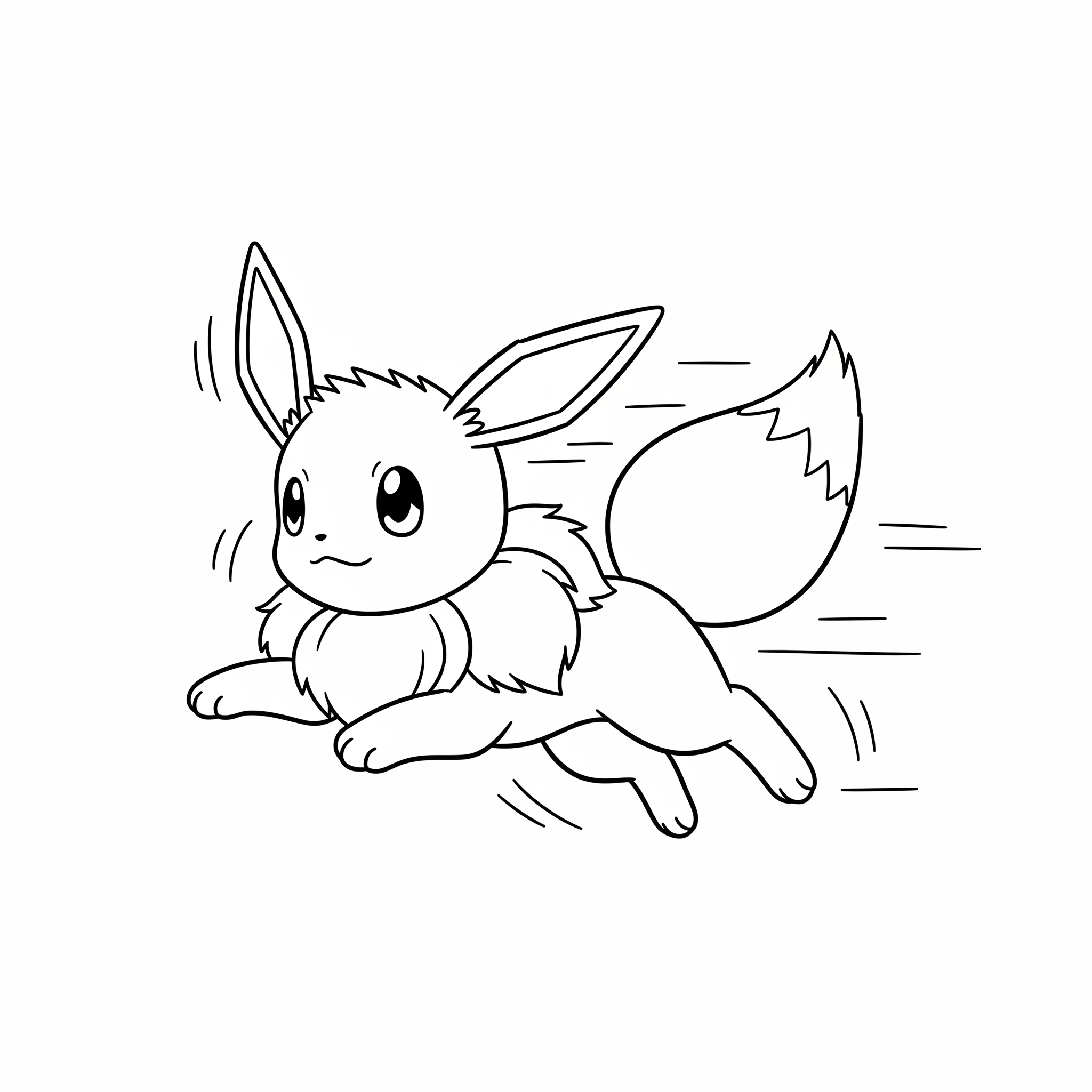 Eevee 14 páginas para colorear para adultos Eevee