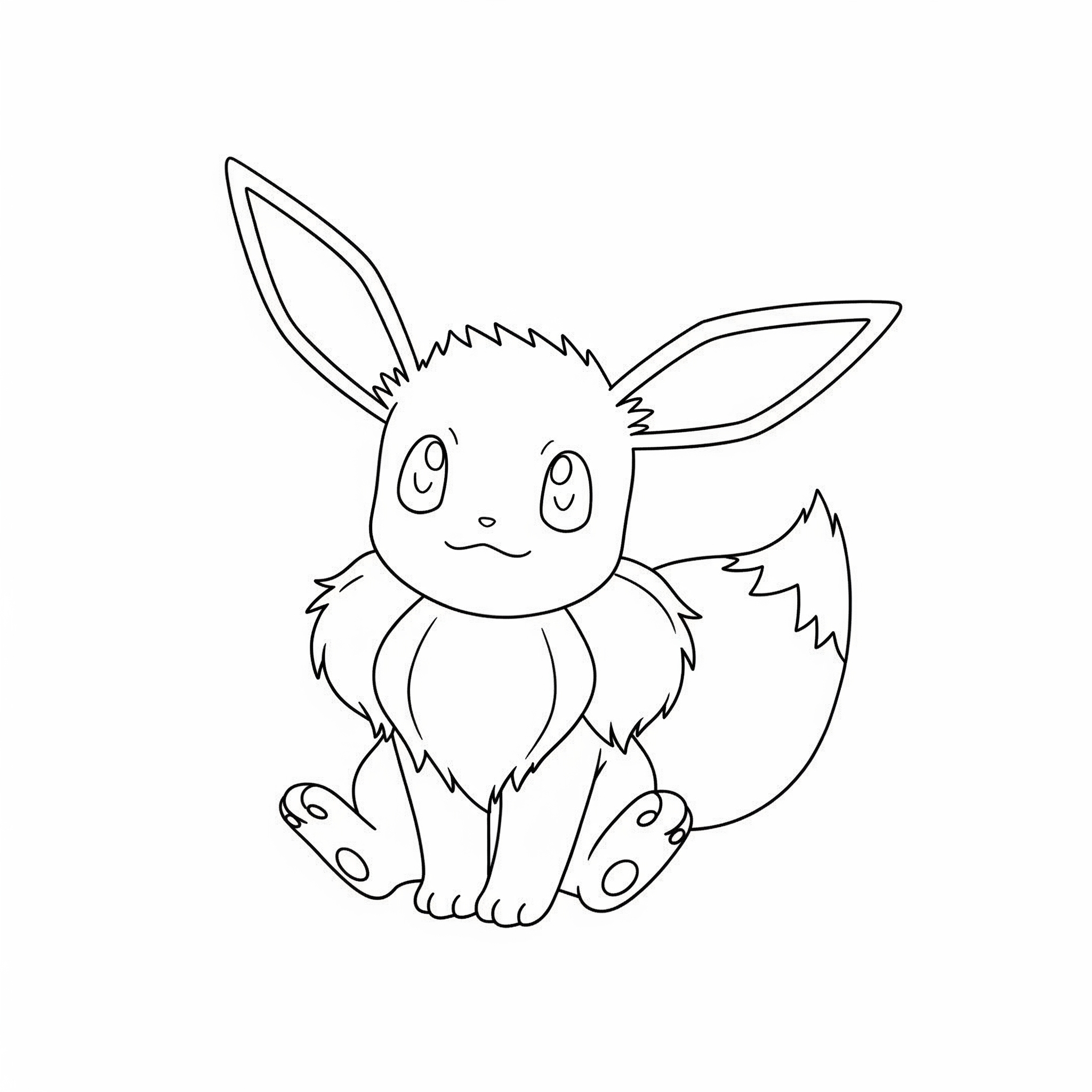 Eevee 2 Eevee páginas para colorear para adultos pdf