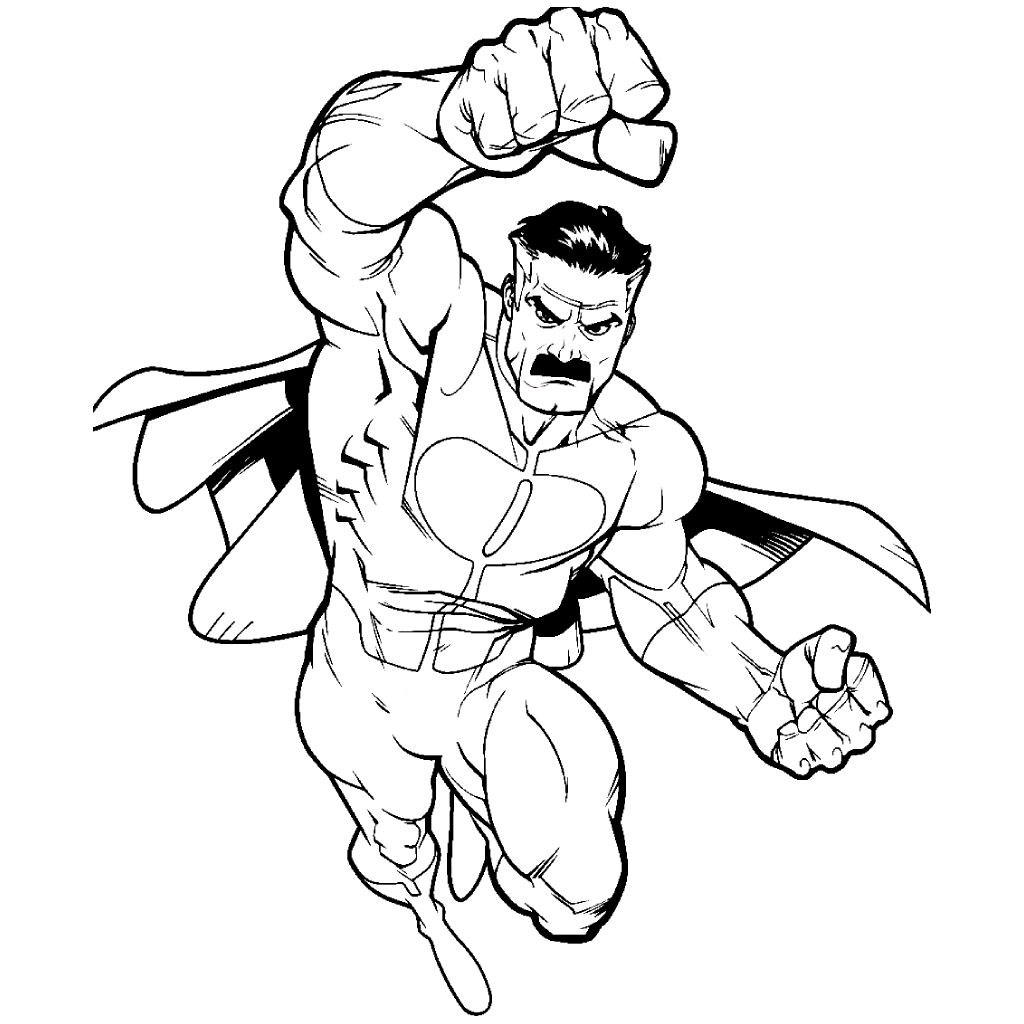Invincible 3 dibujos para colorear grinch Invincible