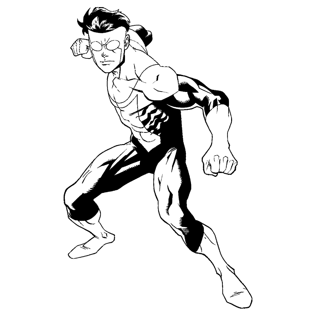 Invincible 5 dibujos para colorear grinch Invincible 1