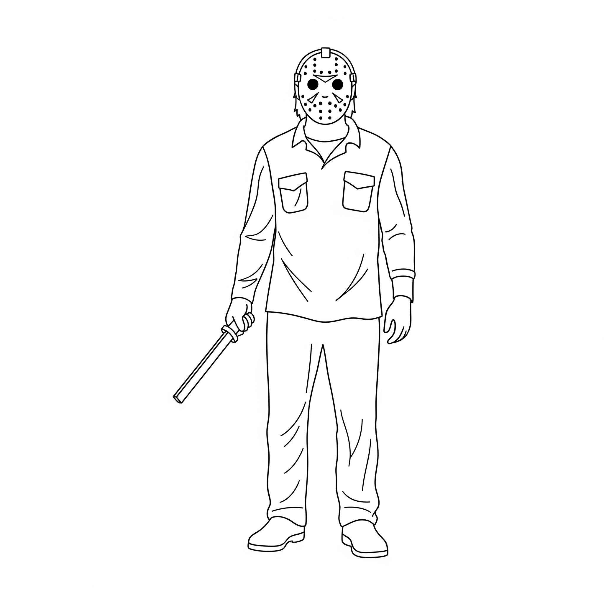 Jason Voorhees 3 dibujos para colorear grinch Jason Voorhees