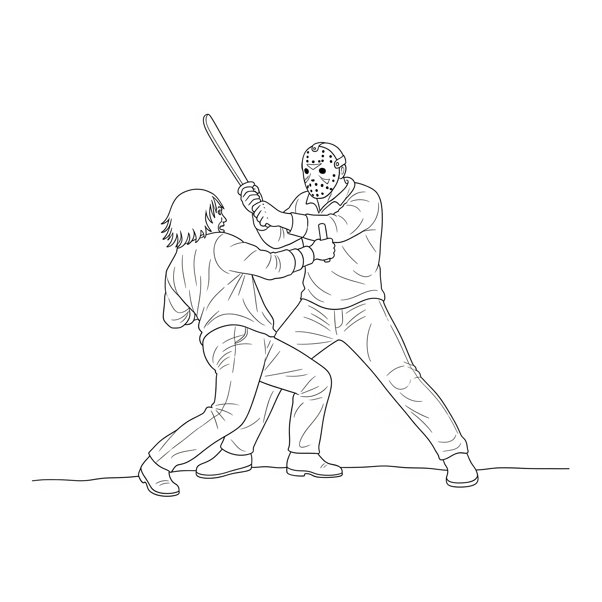Jason Voorhees 13 páginas para colorear Jason Voorhees gratis