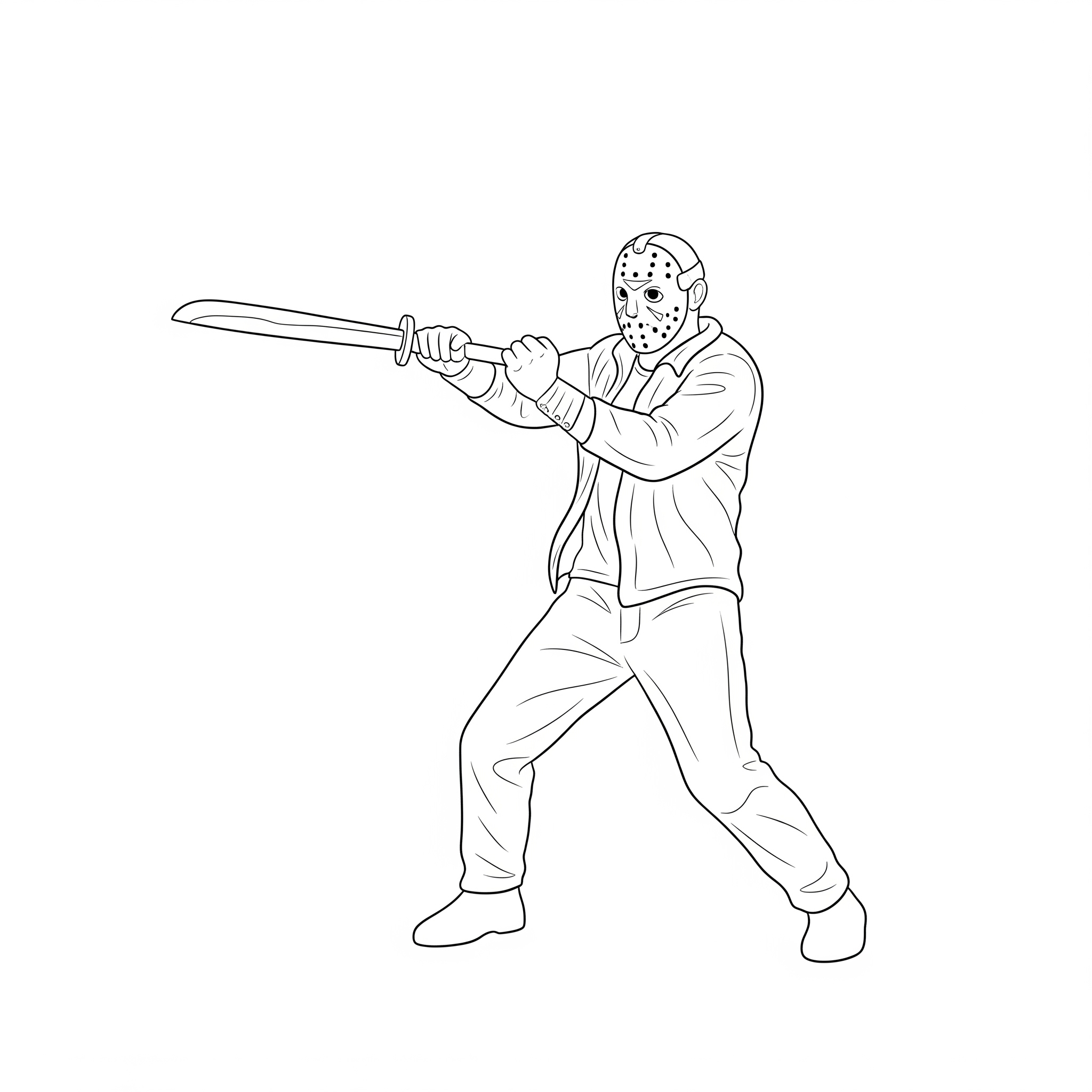 Jason Voorhees 14 niños Jason Voorhees páginas para colorear