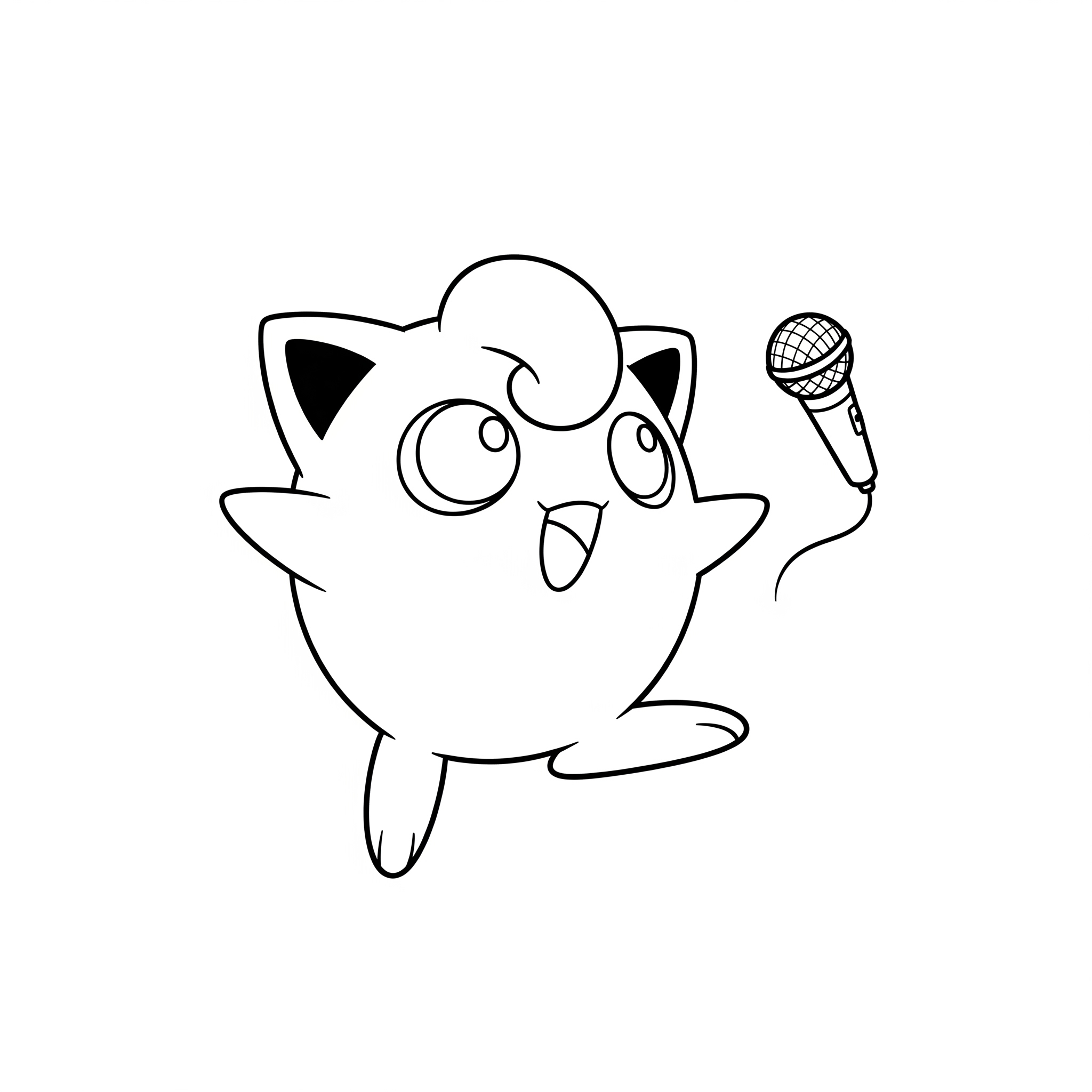 Jigglypuff 12 Jigglypuff páginas para colorear de adornos