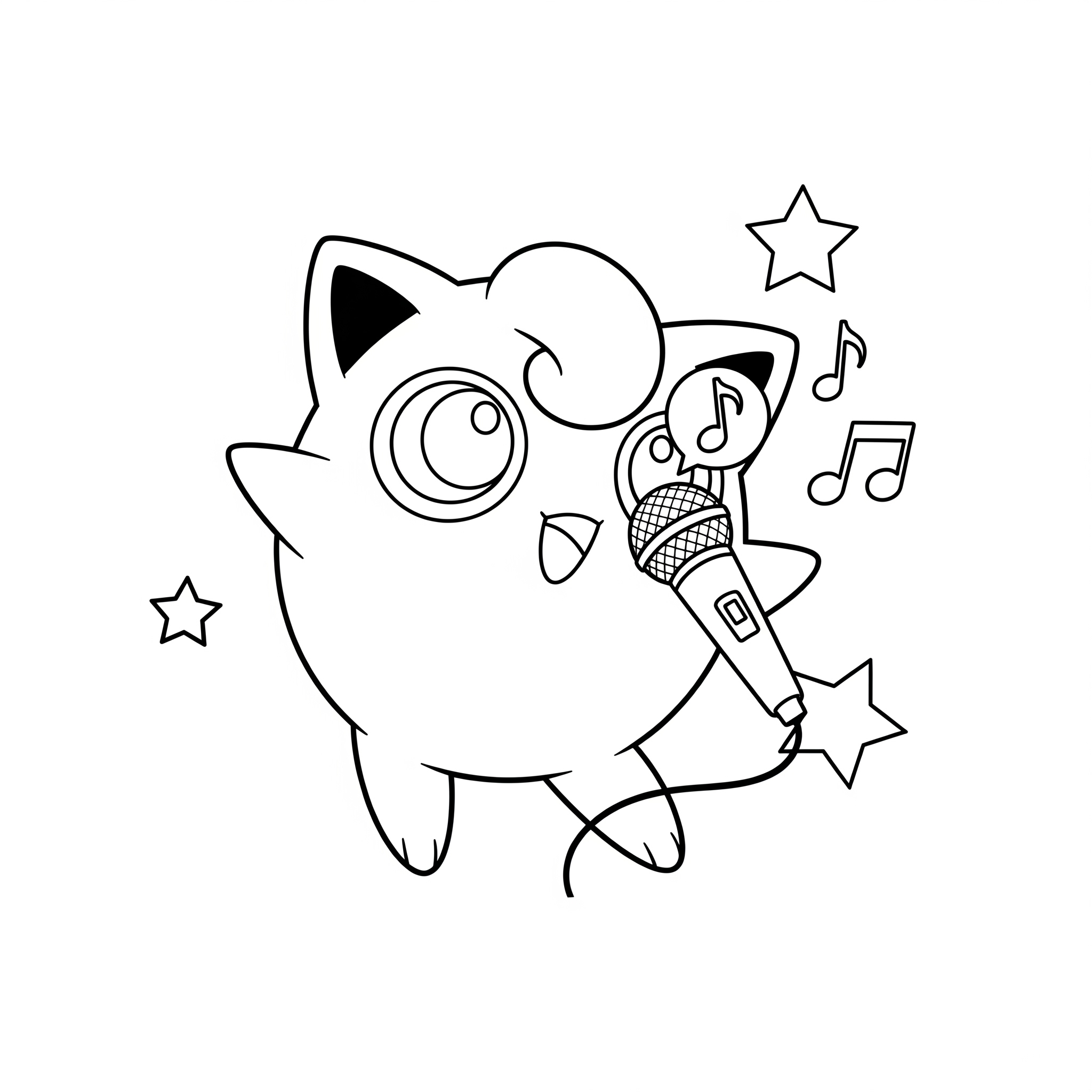 Jigglypuff 13 páginas para colorear Jigglypuff imprimibles gratis