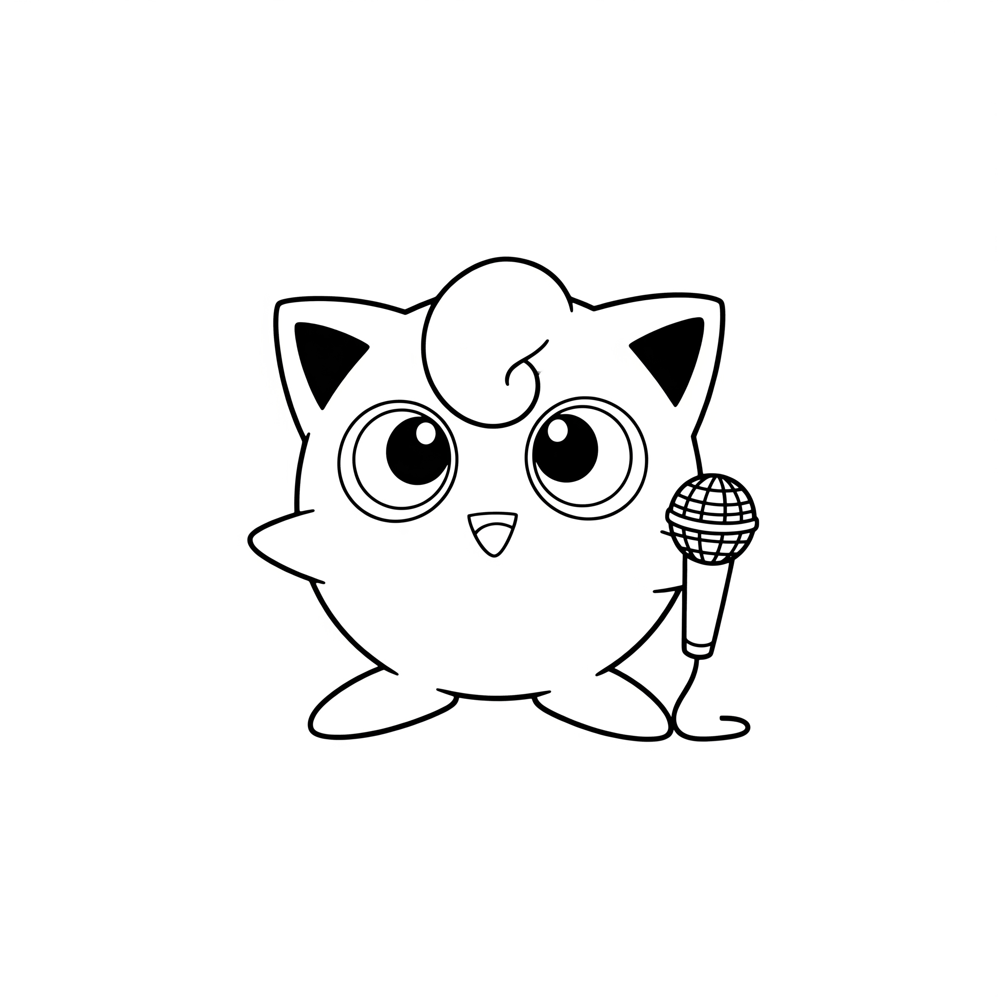 Jigglypuff 14 Jigglypuff páginas para colorear gratis 1