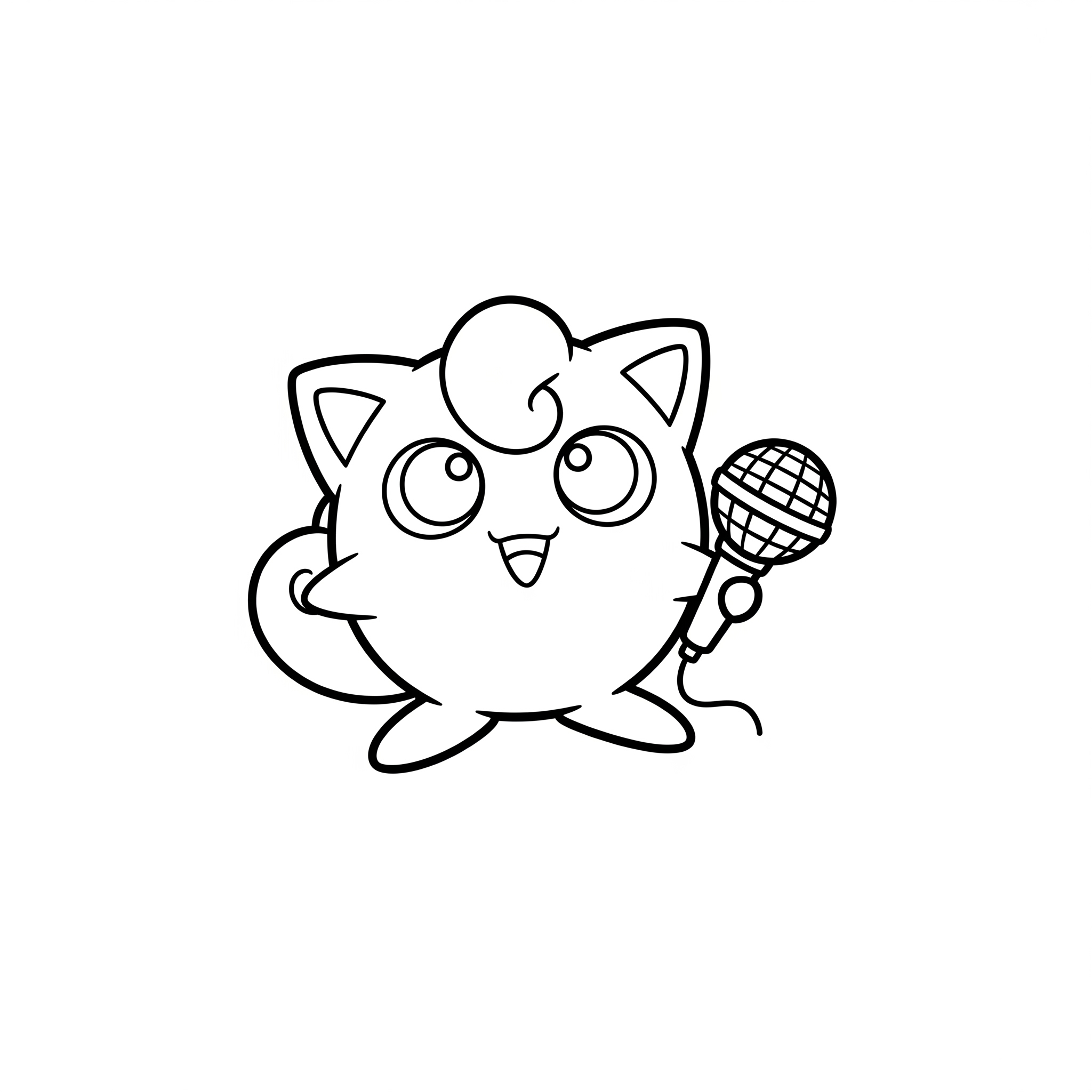 Jigglypuff 3 para colorear Jigglypuff