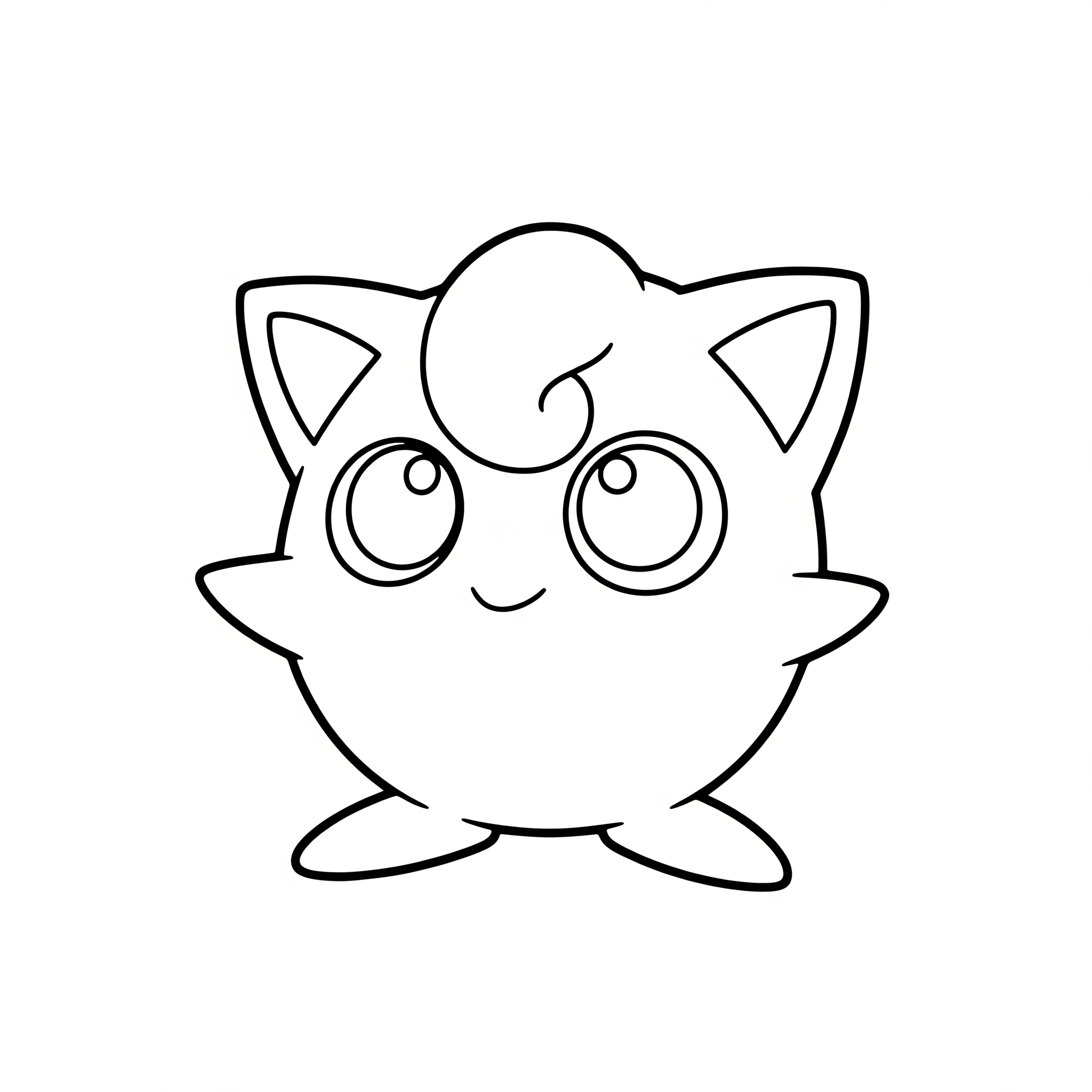 Jigglypuff 8 Jigglypuff páginas para colorear pdf