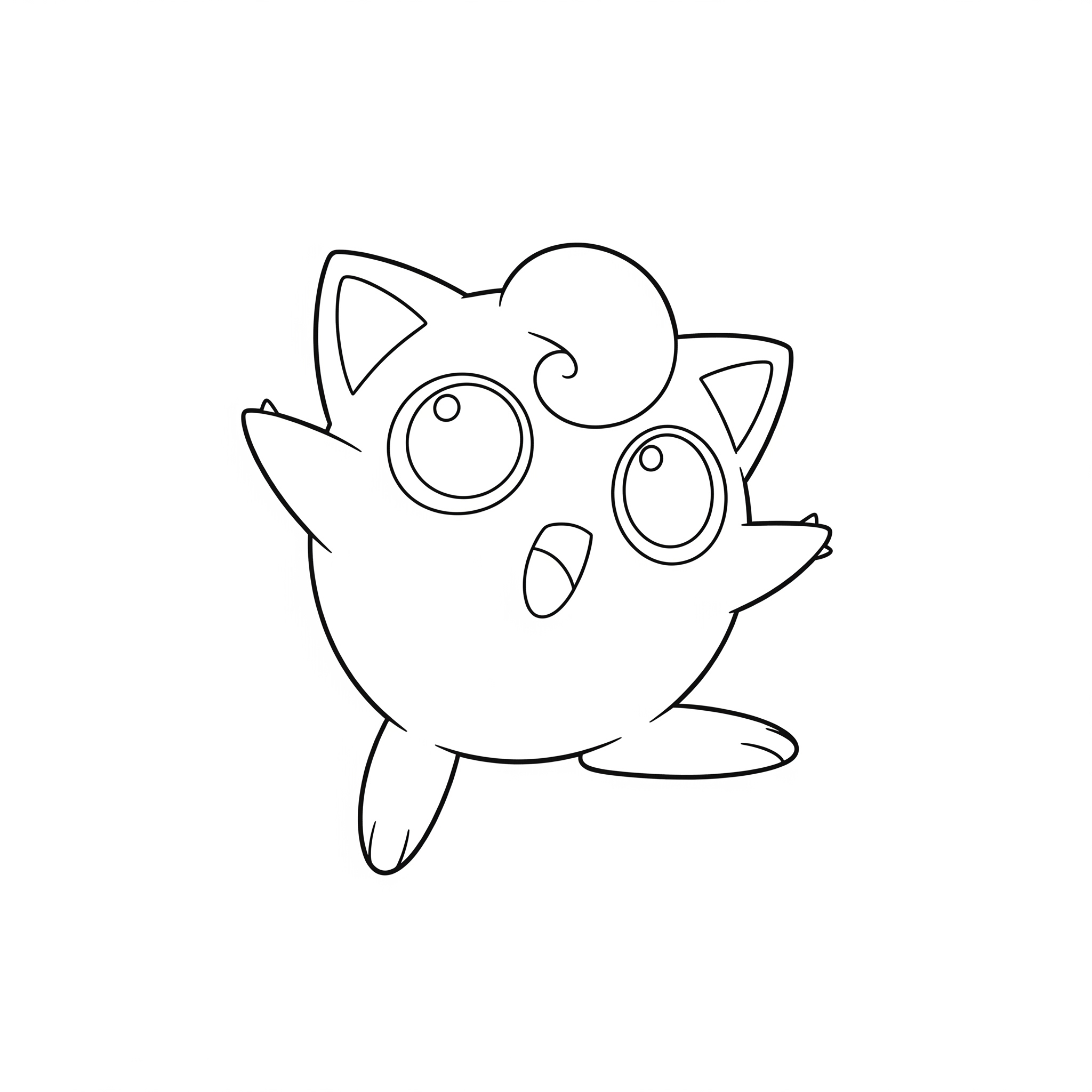Jigglypuff 10 Jigglypuff páginas para colorear gratis