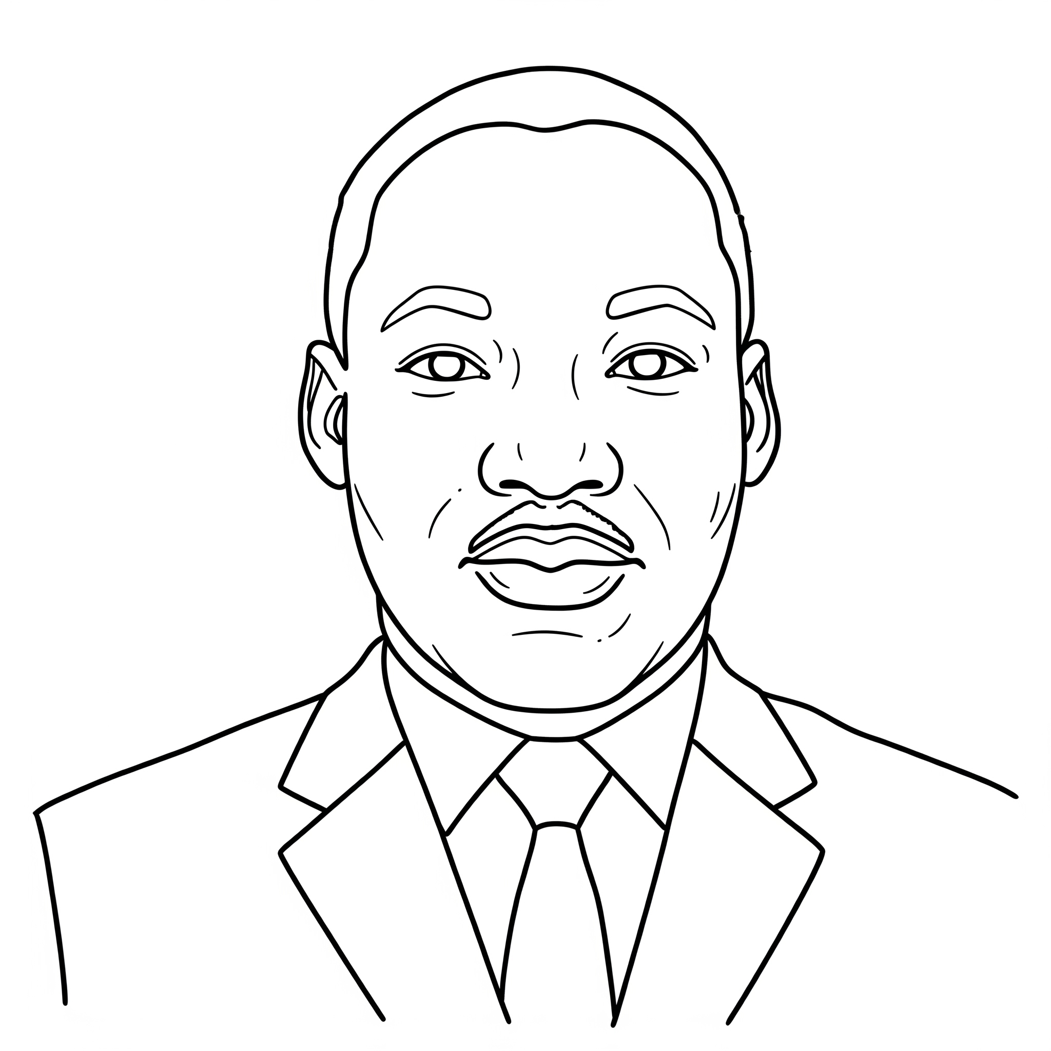 Martin Luther King 3 Martin Luther King páginas para colorear para adultos